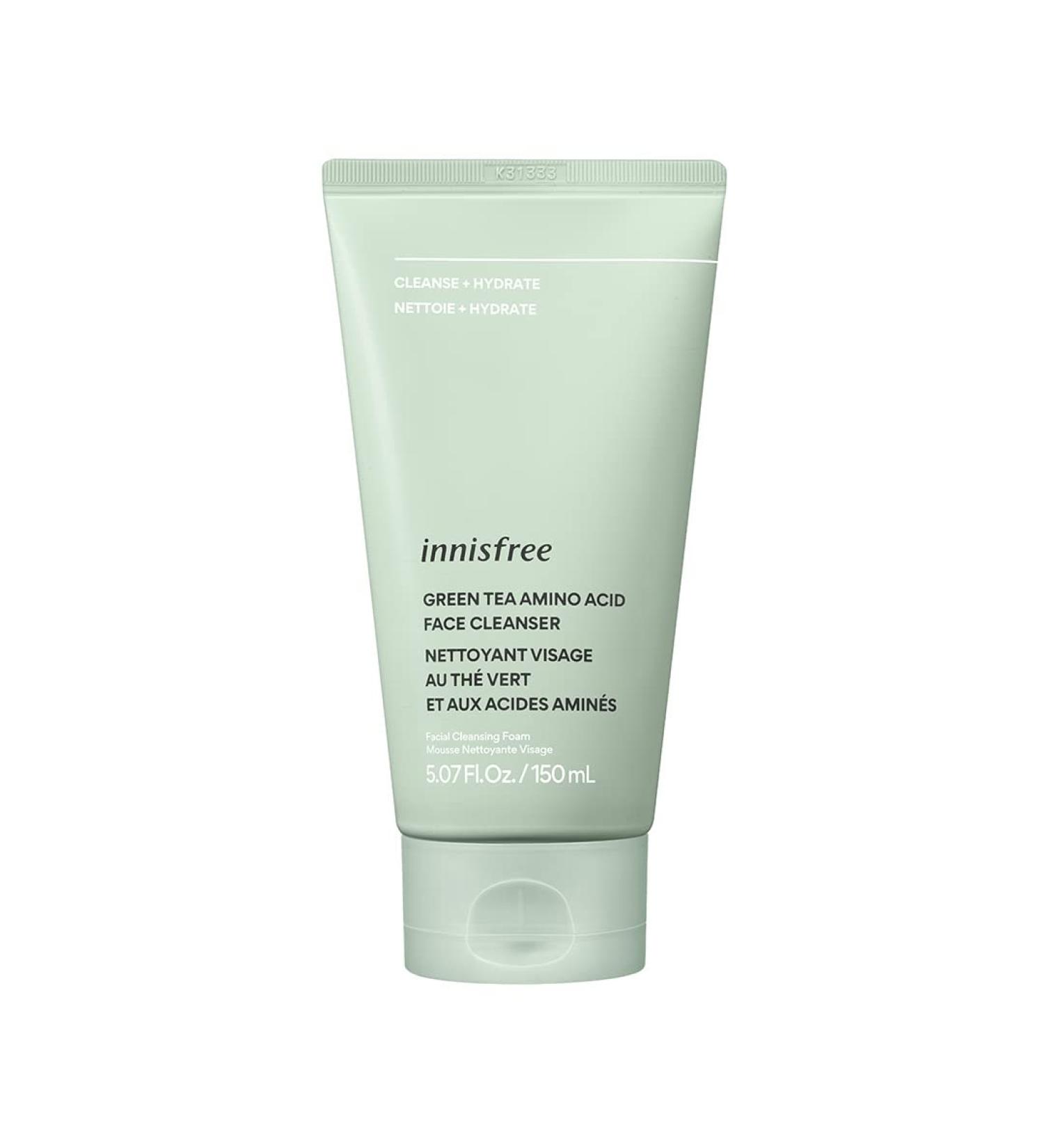 Innisfree Green Tea Hyaluronic Acid Face Cleanser 5.07 Fl. Oz - New Formula - Buy Online on GoSupps.com