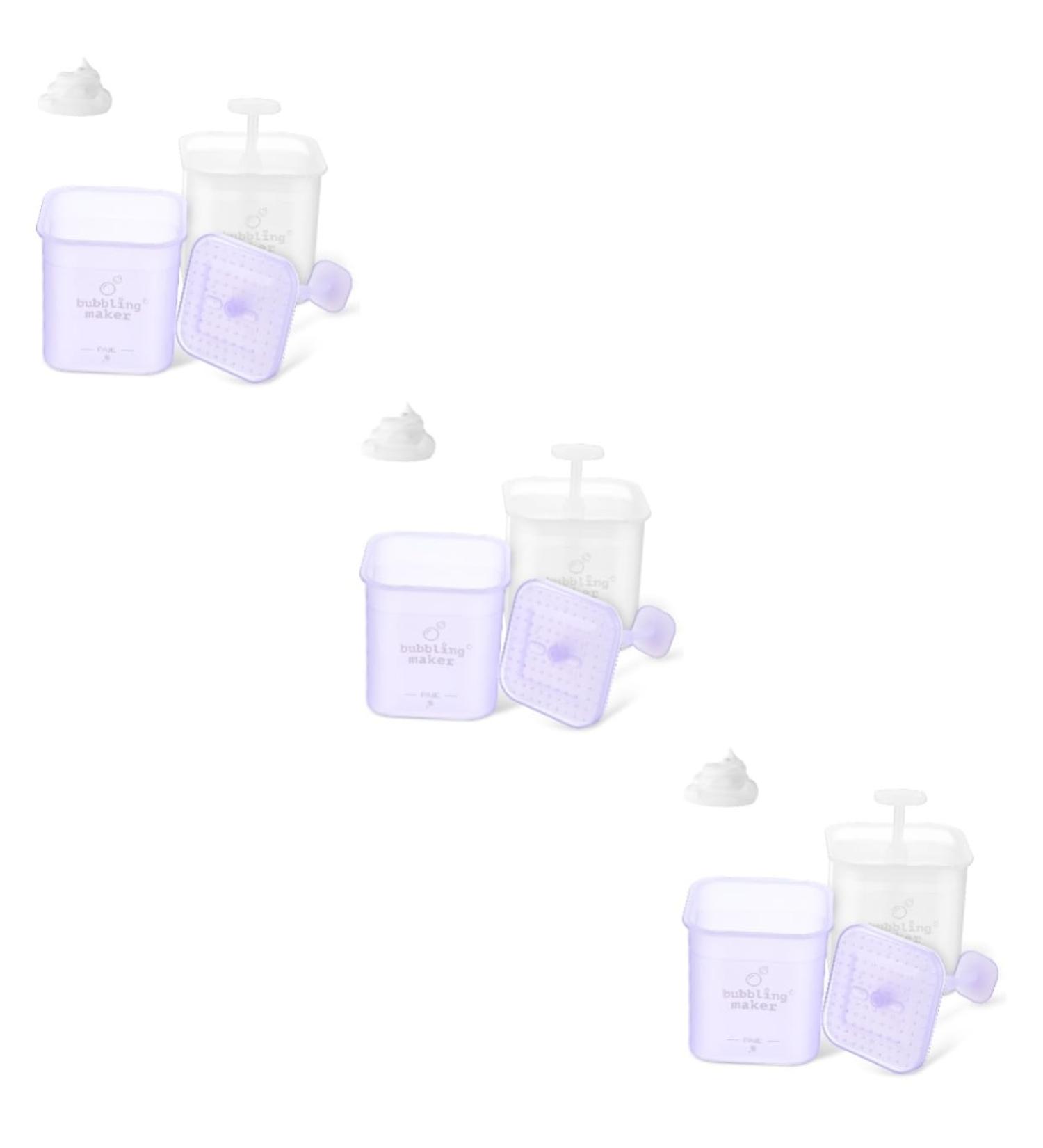 Didiseaon 6 Pcs Foam Cup Marshmallows Face Wash Facial Foaming Tools Foam Maker Cup Plastic 11.00X7.50X7.50CMx3pcs As Shownx3pcs - Buy Online on GoSupps.com