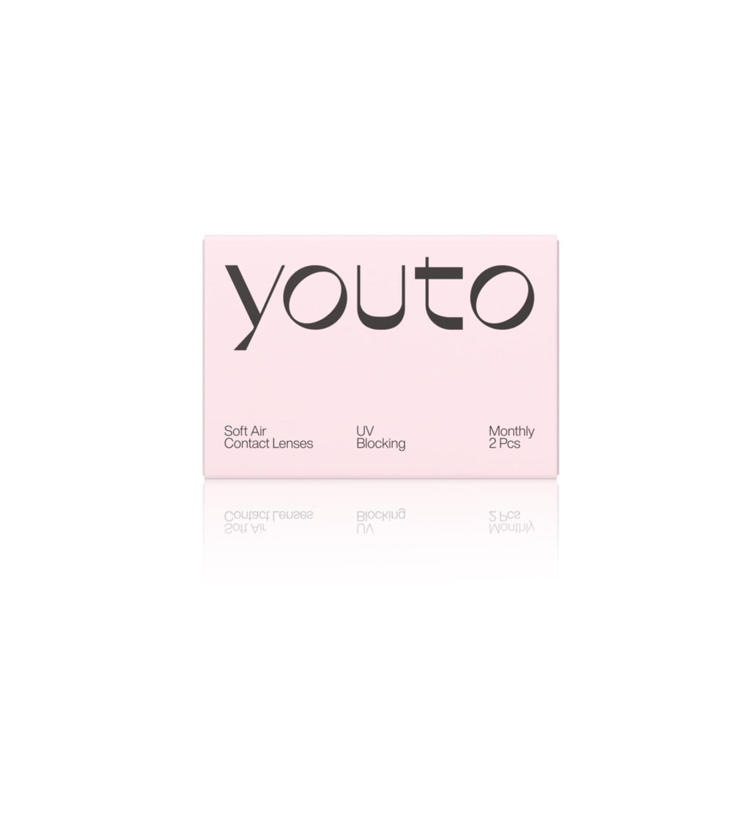 Youto Monthly Soft Lenses - UV Protection High Comfort 2 Pieces BC 8.5 mm DIA 14.0 mm -10.0 Diopters - International Shipping Available - Buy Online on GoSupps.com