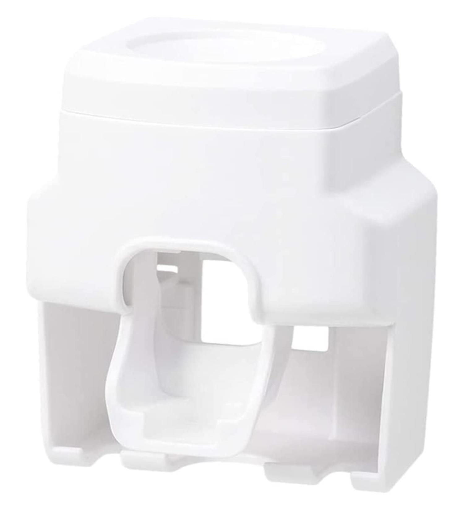 Elzey Wall-Mounted Electric Toothbrush Holder - Multi-Purpose Stand for Toothbrushes & Toothpaste - White | International Shipping Available - Buy Online on GoSupps.com