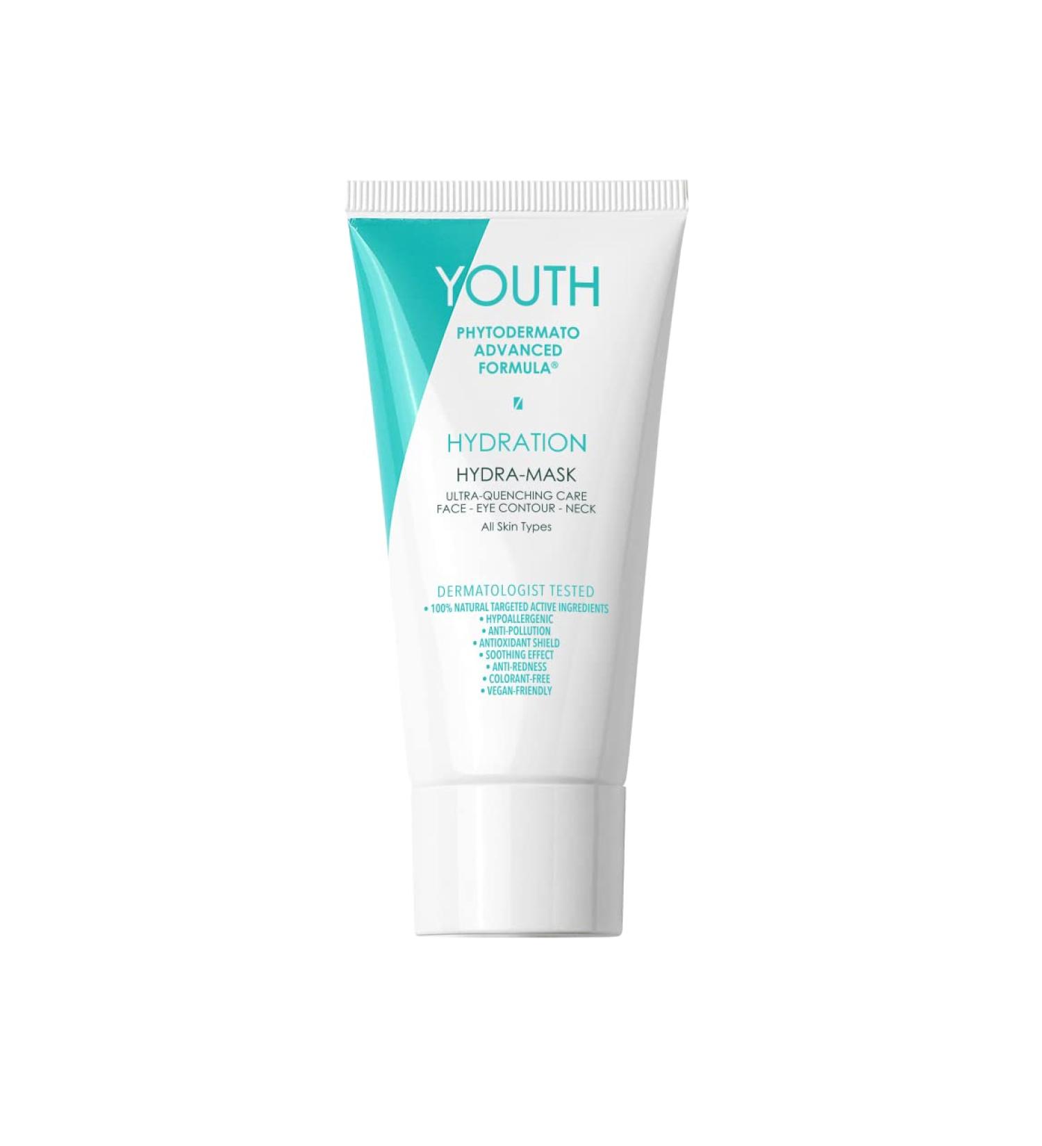 YOUTHPHYTO DERMATO Hydra-Mask - Advanced Relaxing Cream for Intense Facial Hydration | 1.8 Oz | International Shipping Available - Buy Online on GoSupps.com