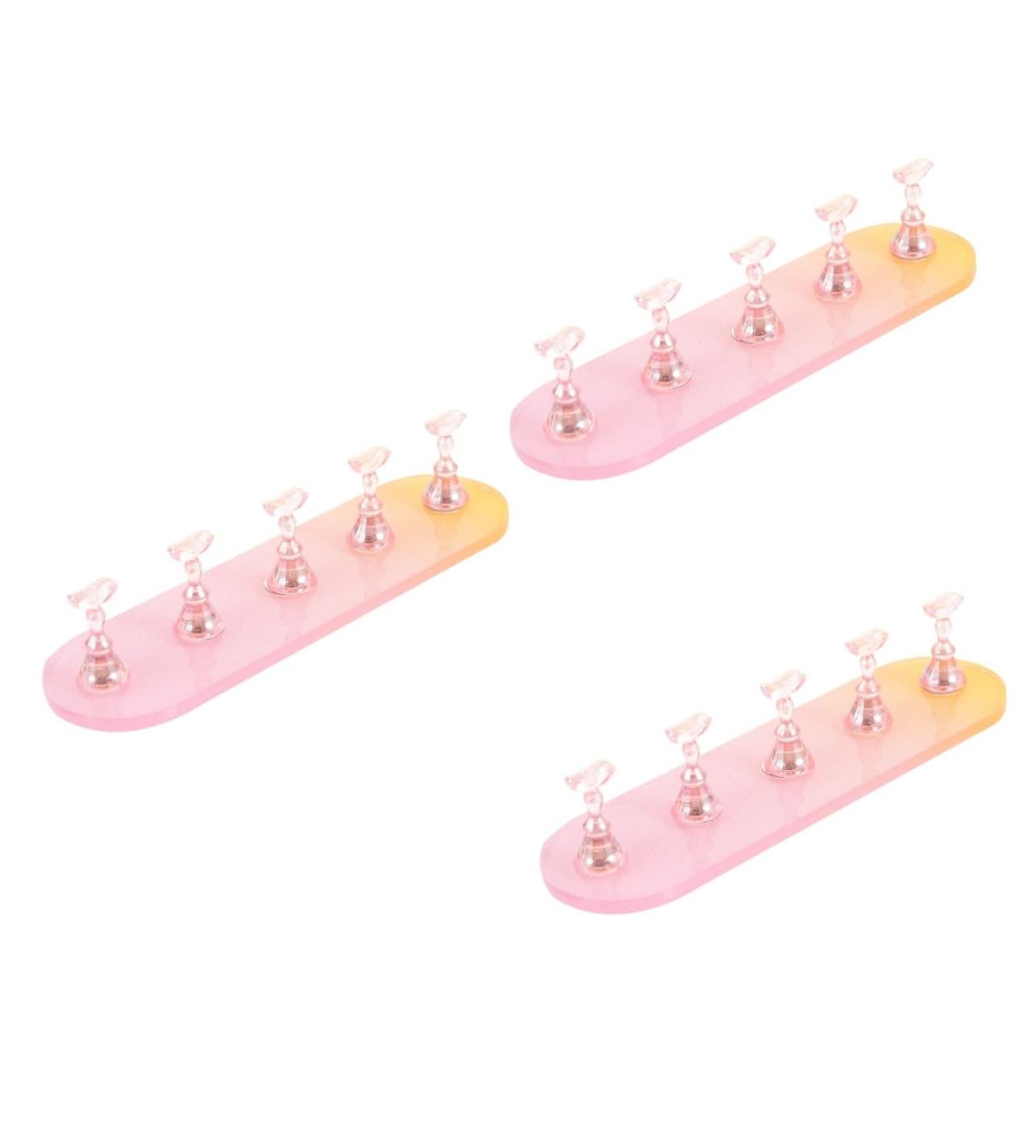 FRCOLOR 3 Sets Nail Practice Holder Nail Display Stand Ear Piercing Kit Nail Art Holder Rack Magnetic Nail Stands Magnetic Nail Tips Practice Holder Nail Decor Storage Box Plastic Cosmetic - Buy Online on GoSupps.com