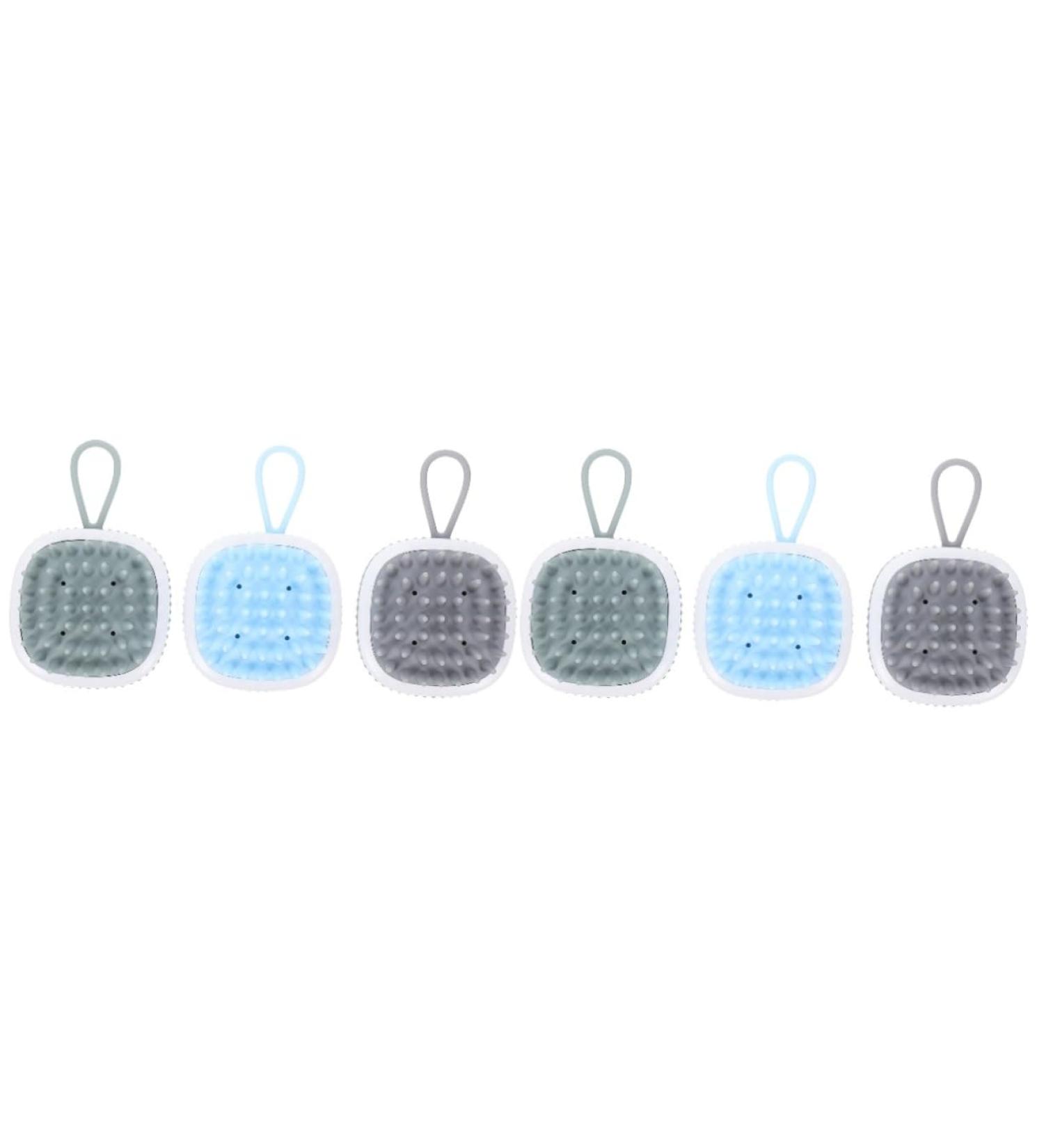 Frcolor 6-Piece Silicone Shampoo Brush Set | Scalp Massage & Bathing Brush for Babies & Kids | Gentle Hair Care & Cleaning Solution - Buy Online on GoSupps.com