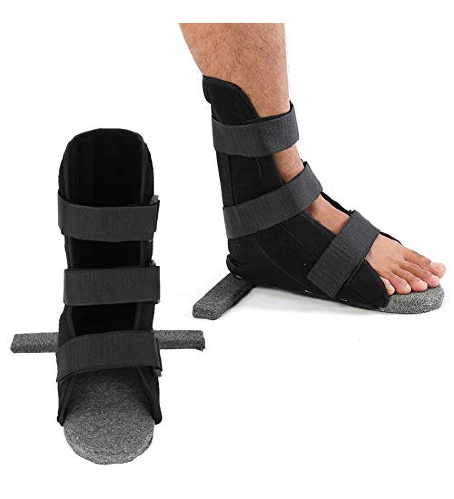 Plantar Fasciitis Night Splint & Drop Foot Support Brace - Adjustable Ankle Support for Injury Recovery - Buy Online on GoSupps.com