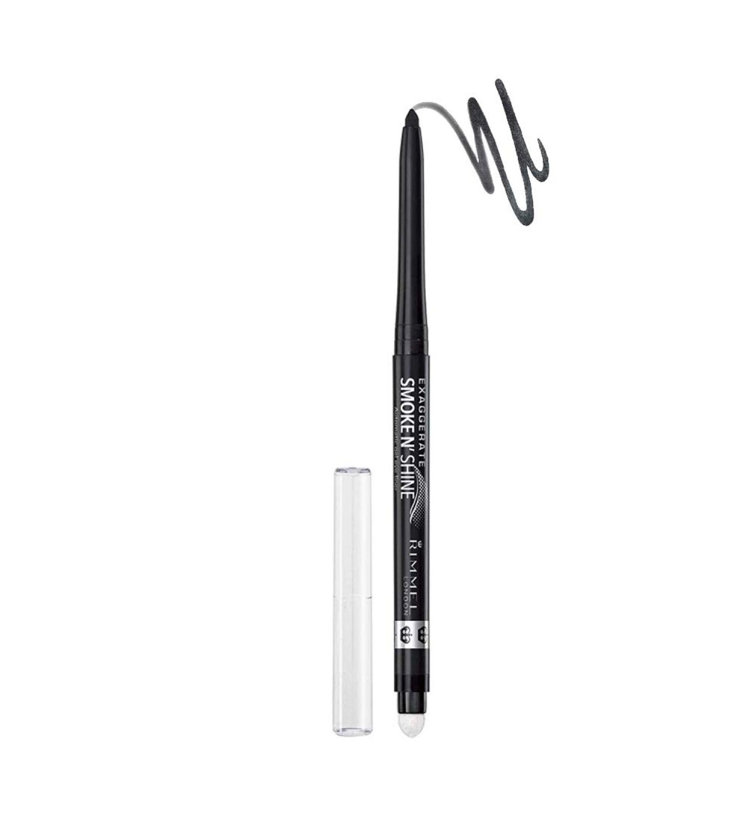 Rimmel Rimmel Exaggerate Smoke n' Shine Automatic Gel Eyeliner 001 Little Black Smokey by Rimmel