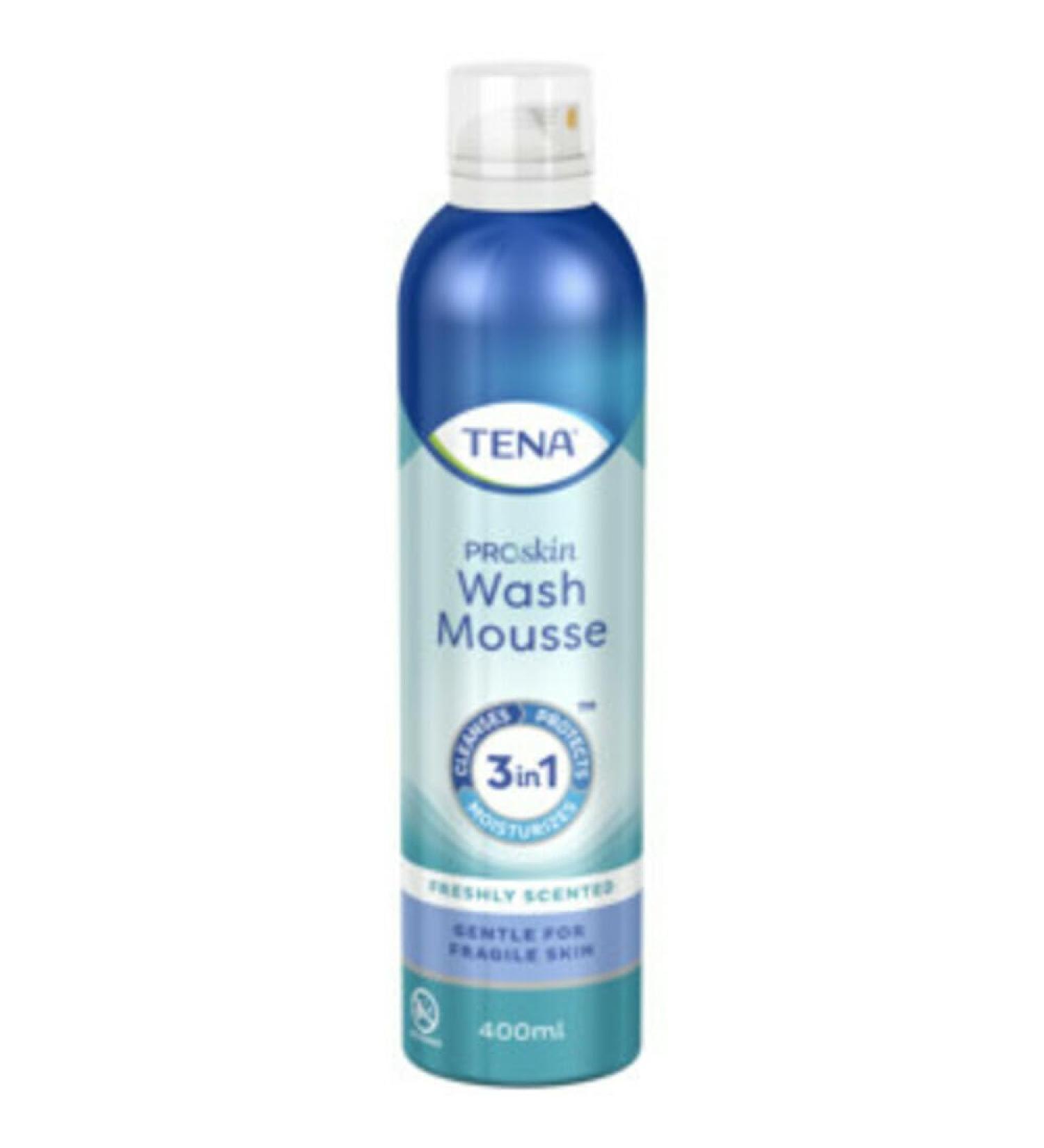 Buy Tena Wash Mousse 400 ml - Gentle Cleanser for Sensitive Skin | Fast International Shipping - Buy Online on GoSupps.com