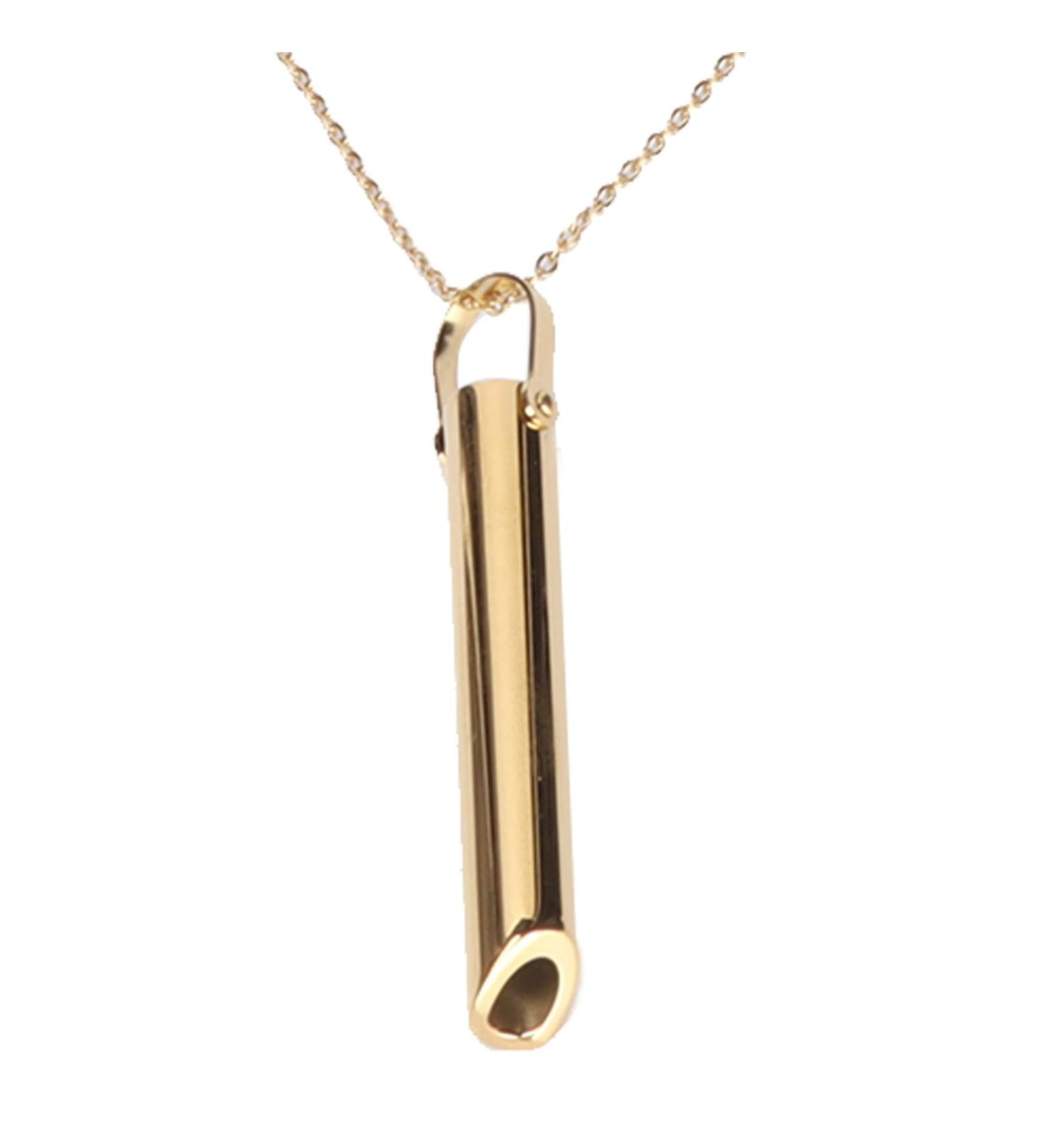 Stress Relief Mindful Breathing Necklace Anxiety Necklace Breathwork Tool for Anxiety Relief Breathing Exercises Meditation Relaxation Calming Down Slowing The Breath(Gold) - Buy Online on GoSupps.com