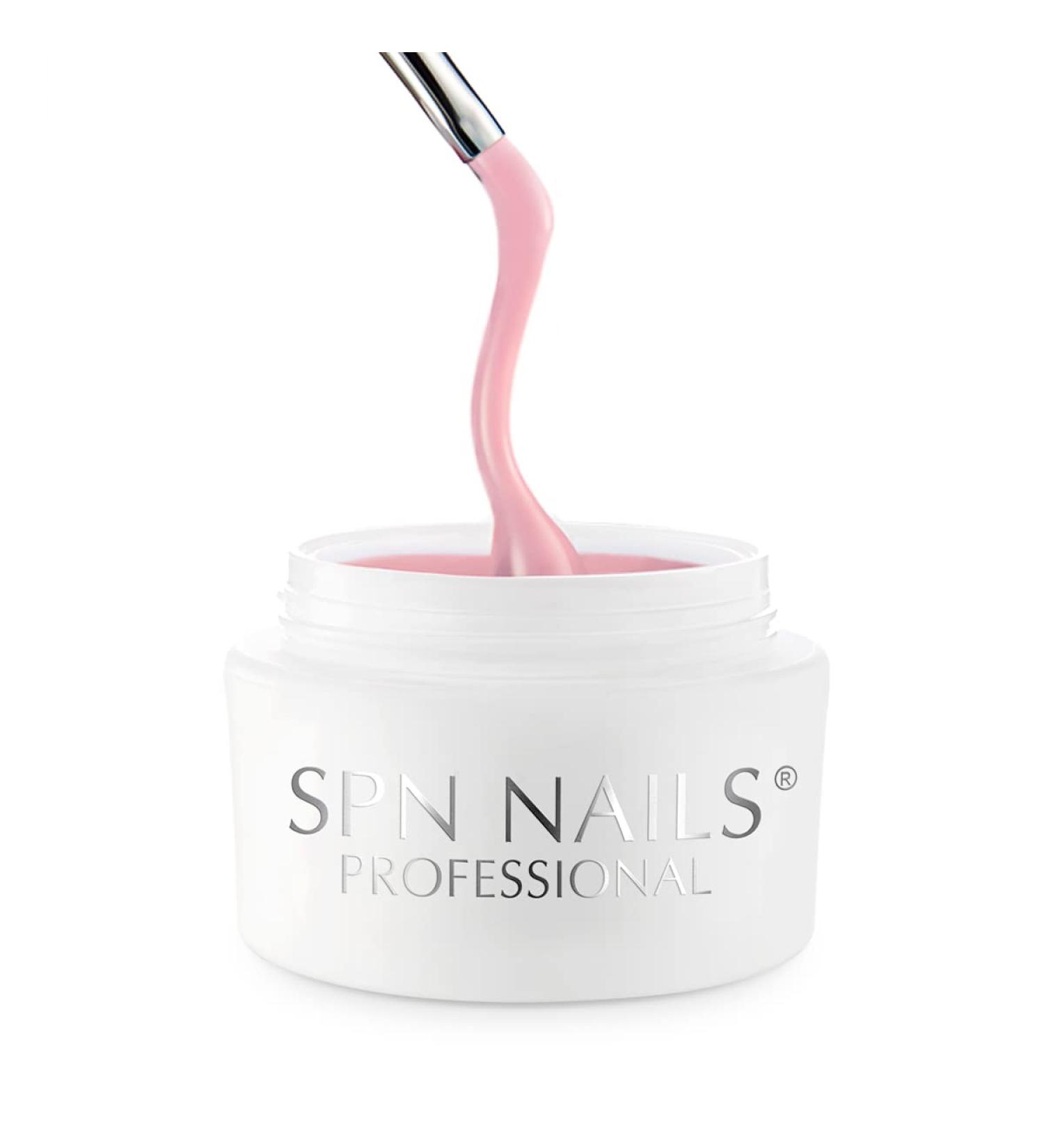 SPN Nails Professional TiXo Gel Cover Nude by MAD 50g- Gel Builder For Extension - Nail Strengthener - Opaque Pink Effect - Professional Home & Salon Use LED/UV Lamp Curable - Buy Online on GoSupps.com