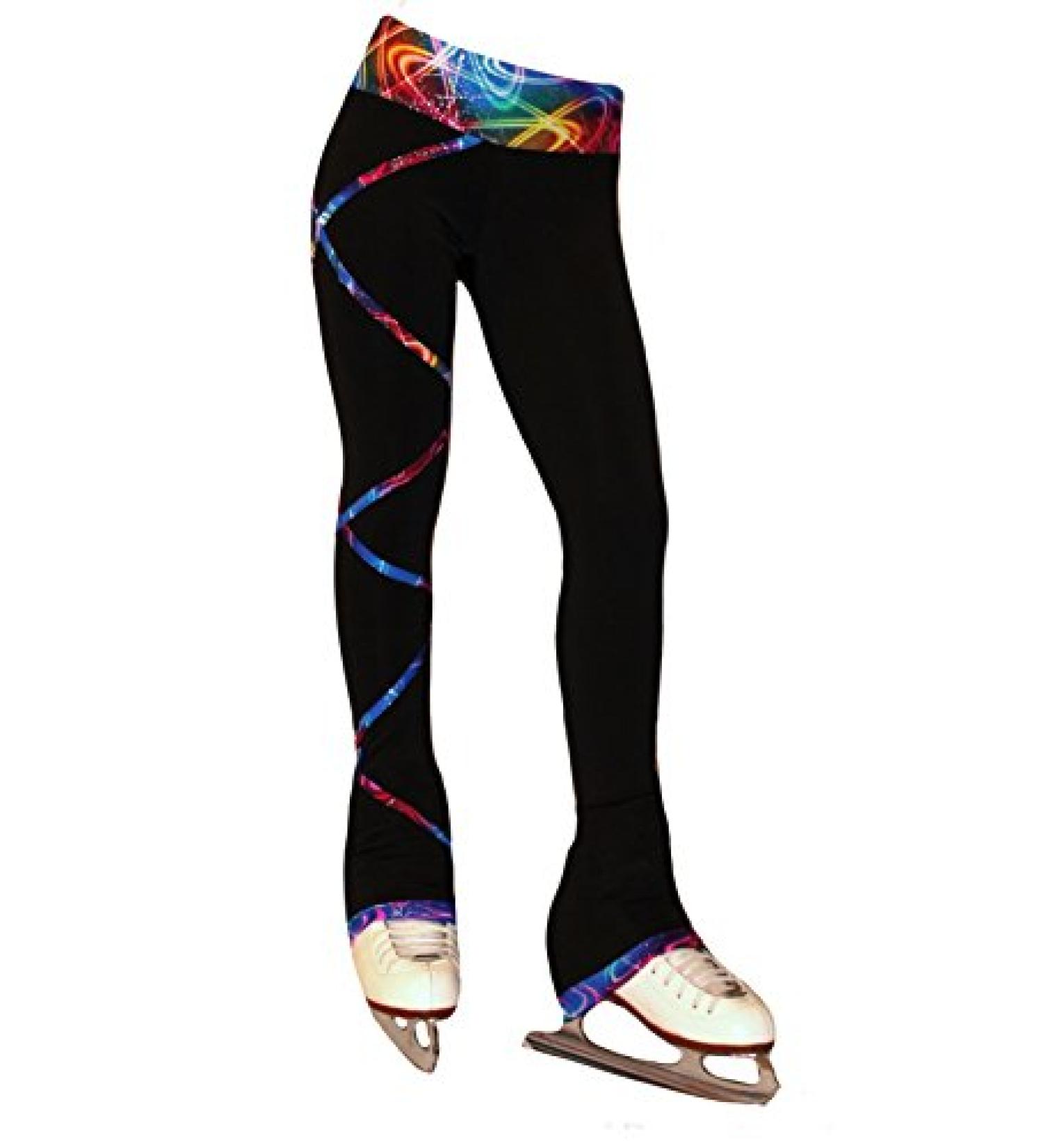 Ice Fire Criss Cross Pants - Silver Sky | Size 10-12 Years | Figure Skating Apparel - Buy Online on GoSupps.com