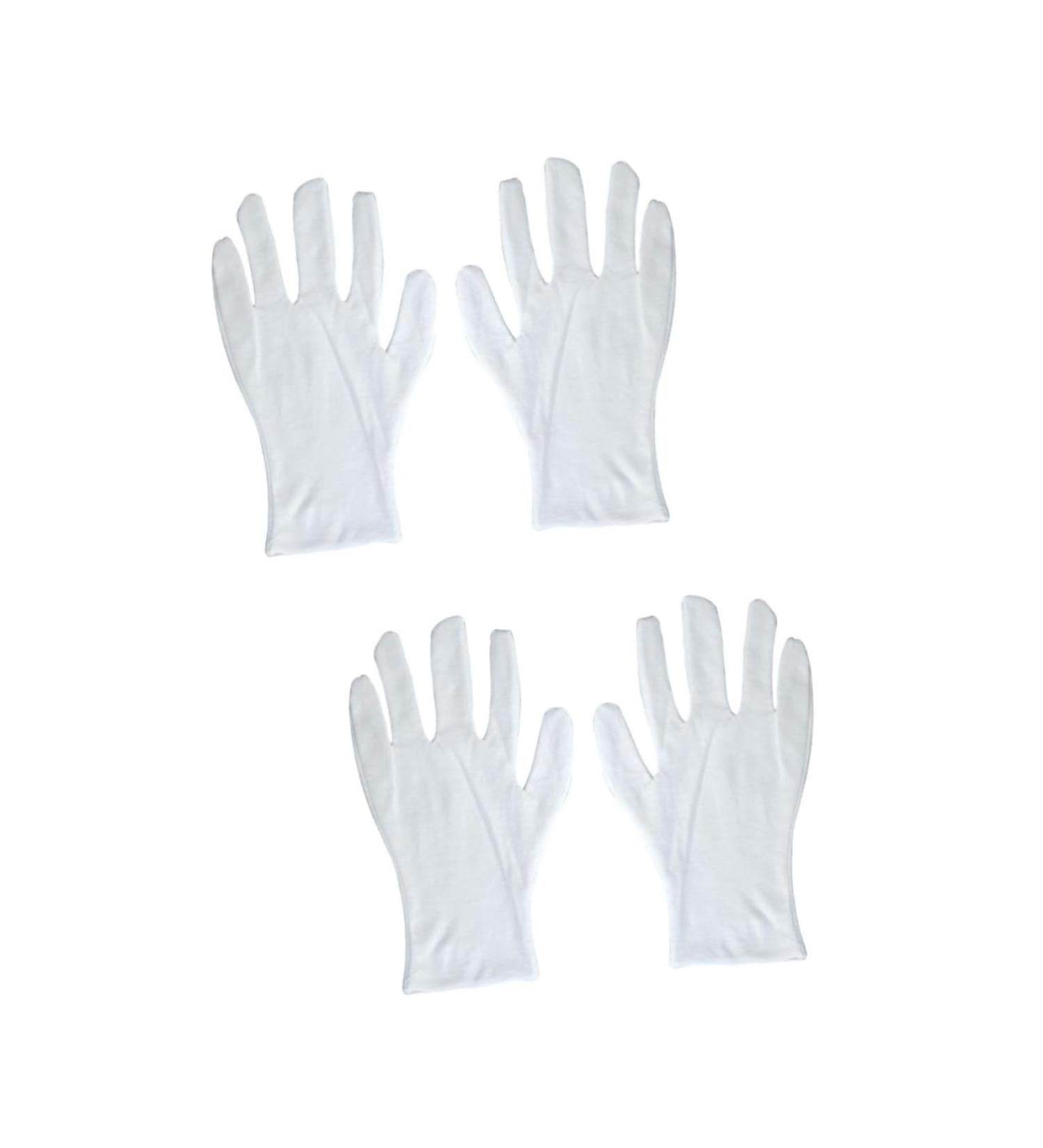minkissy Cotton Work Gloves 12 Pairs Work Gloves Cotton Gloves Factory Gloves White Gloves Lengthen White Work Gloves - Buy Online on GoSupps.com