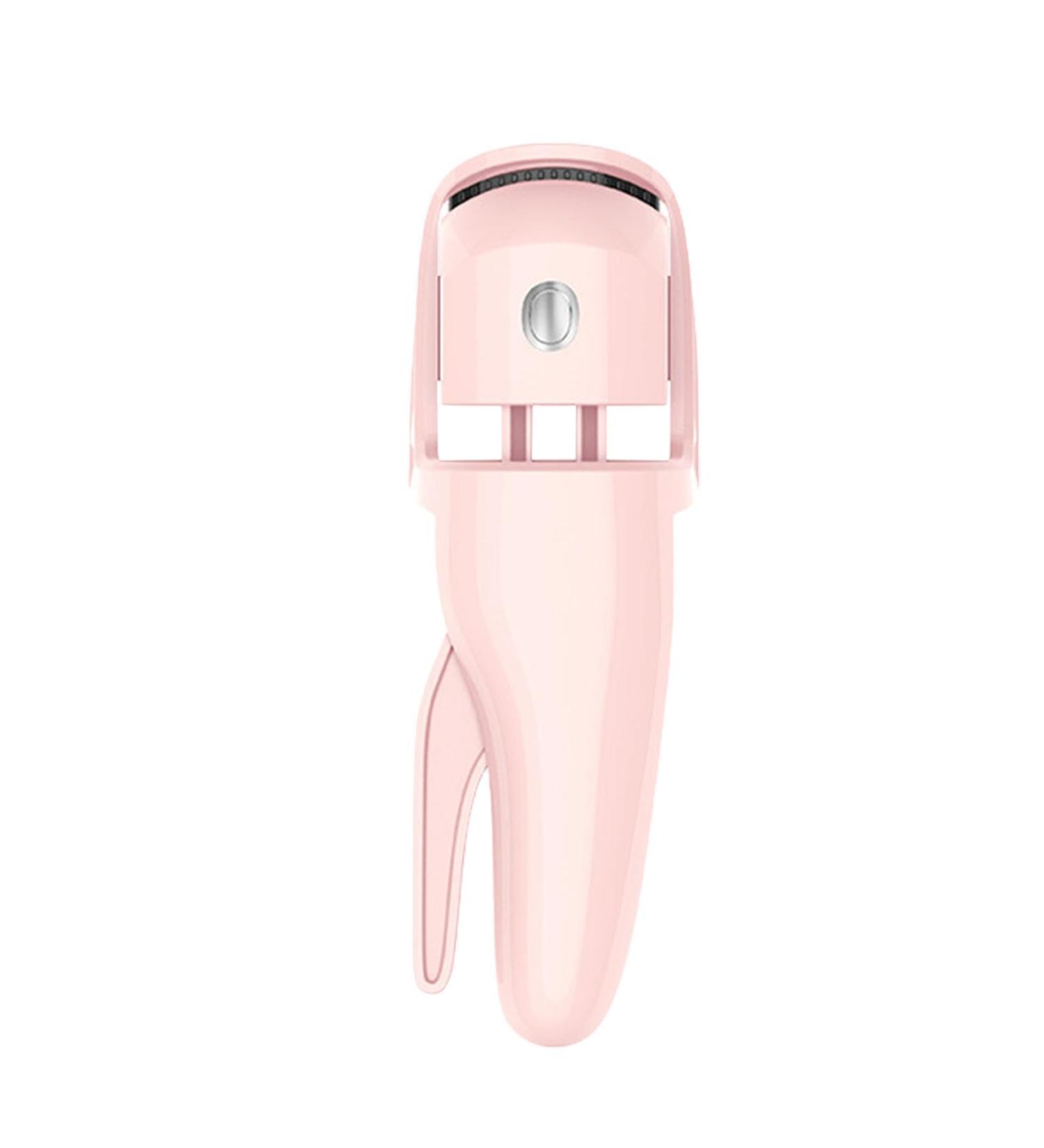 lyanny Eyelash Curler Heat Lash Curling Tool Eye Curler for Lashes - Rechargeable Eye Lash Makeup Tool Handheld Eyelash Heated Curler for Most Eye Shapes Pink - Buy Online on GoSupps.com