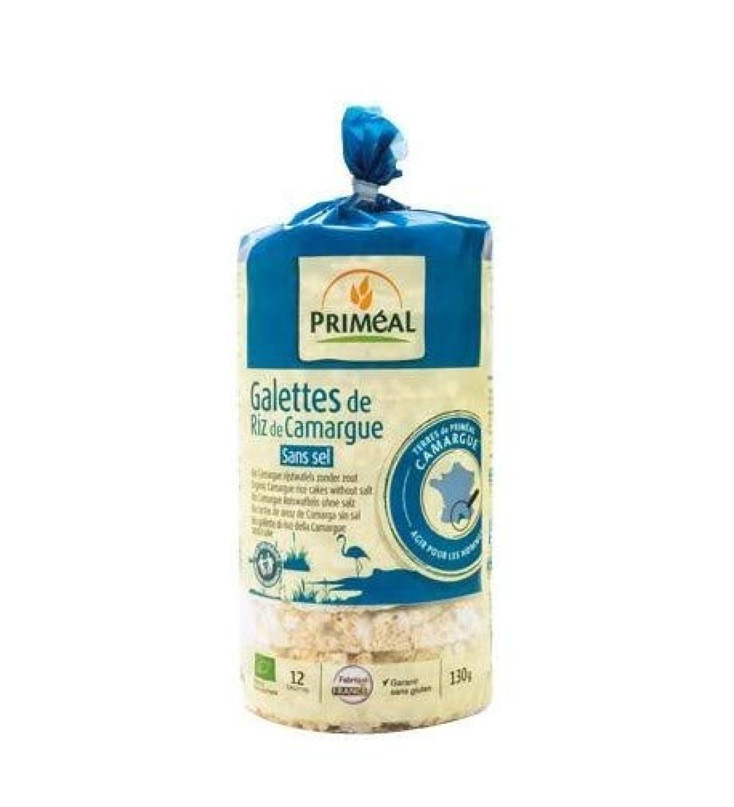 Primeal Camargue Rice Cakes Without Salt ORGANIC 100% France - 1 Unit - 130g - Buy Online on GoSupps.com