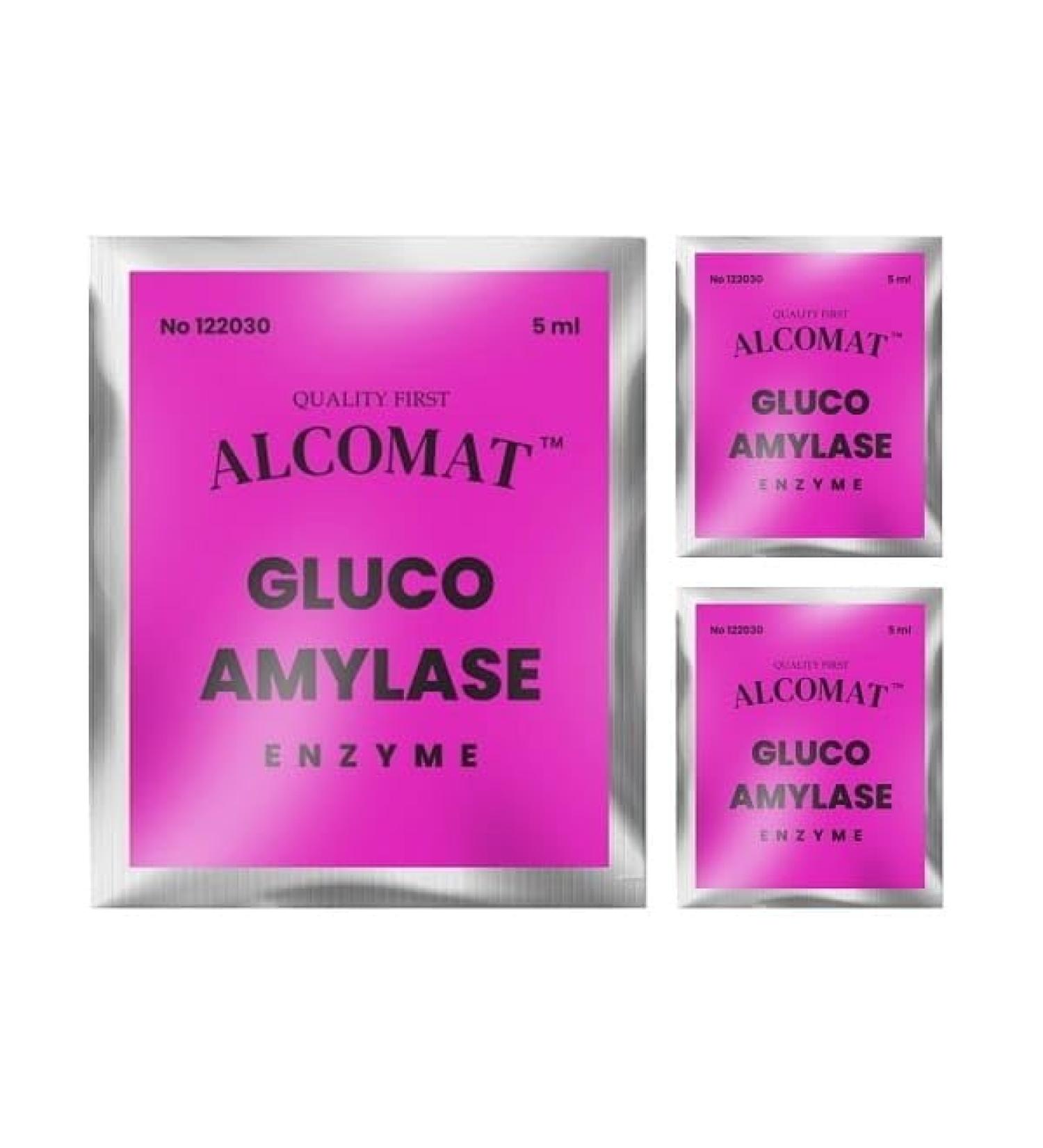 Alcomat GLUCOAMYLASE Enzymes for Mashing & Alcohol Fermentation | 5ml Pack of 3 | Boost Yeast Performance - Buy Online on GoSupps.com