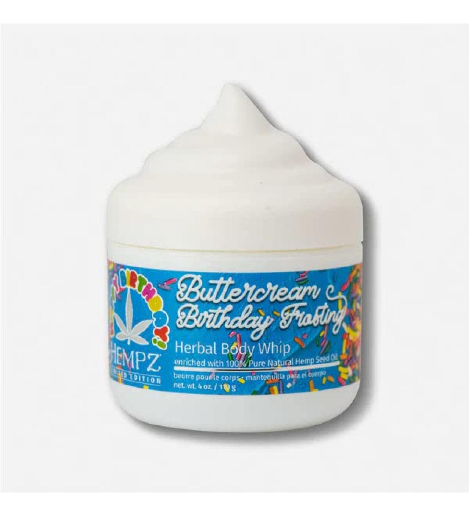 Birthday Buttercream Herbal Body Whip - Luxurious Moisturizing Frosting - Buy Online on GoSupps.com