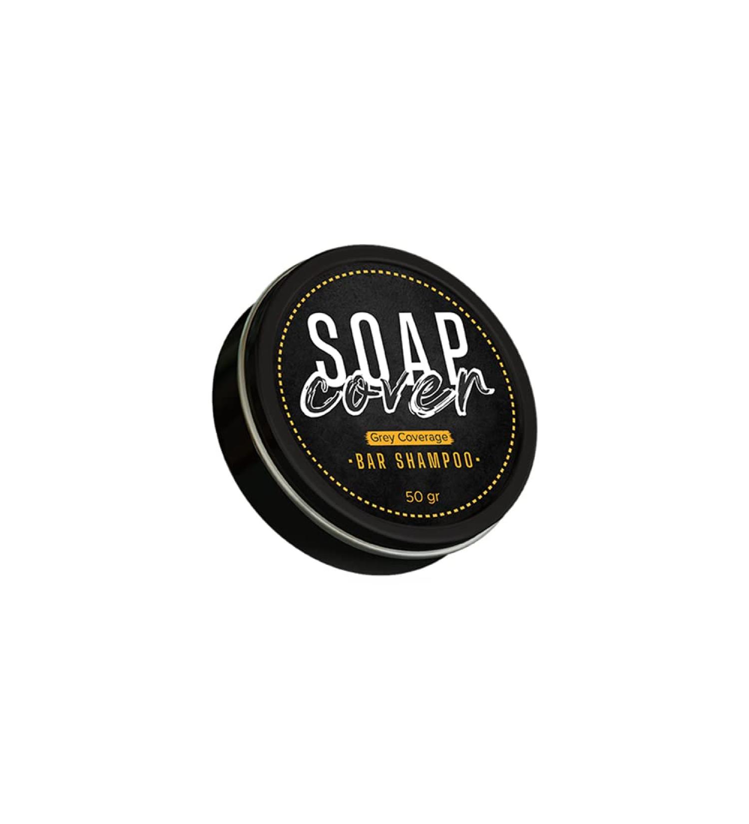 Gray Hair Coverage Soap - Darkening Compressed Soap Bar 1.7 Oz - Buy Online on GoSupps.com