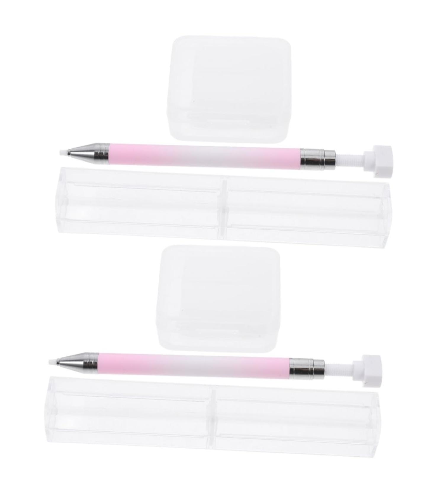 minkissy 2 Sets Nail Art Drill Pen Nail Rhinestone Picker Nail Art Paint Pen DIY Nail Art Pen Striping Liner Brush Glitter Nail Art Pen Wax Pen for Rhinestones Manicure Painting Pens Abs - Buy Online on GoSupps.com