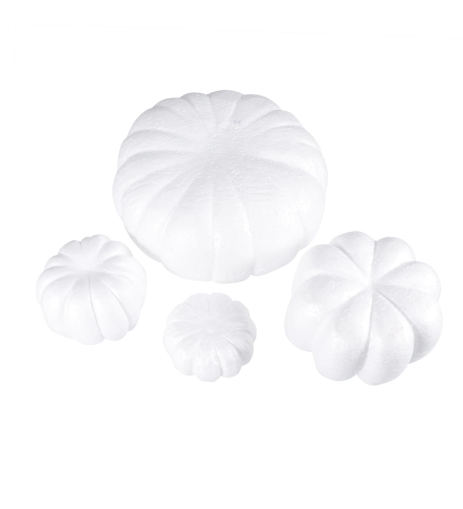 Ciieeo 5pcs Simulation Pumpkin Mold Artificiales Para Foam Pumpkin Home Decoration Arts and Crafts for Kids Artificial Pumpkin Plants Decor Child Blank White Decoration Fake - Buy Online on GoSupps.com