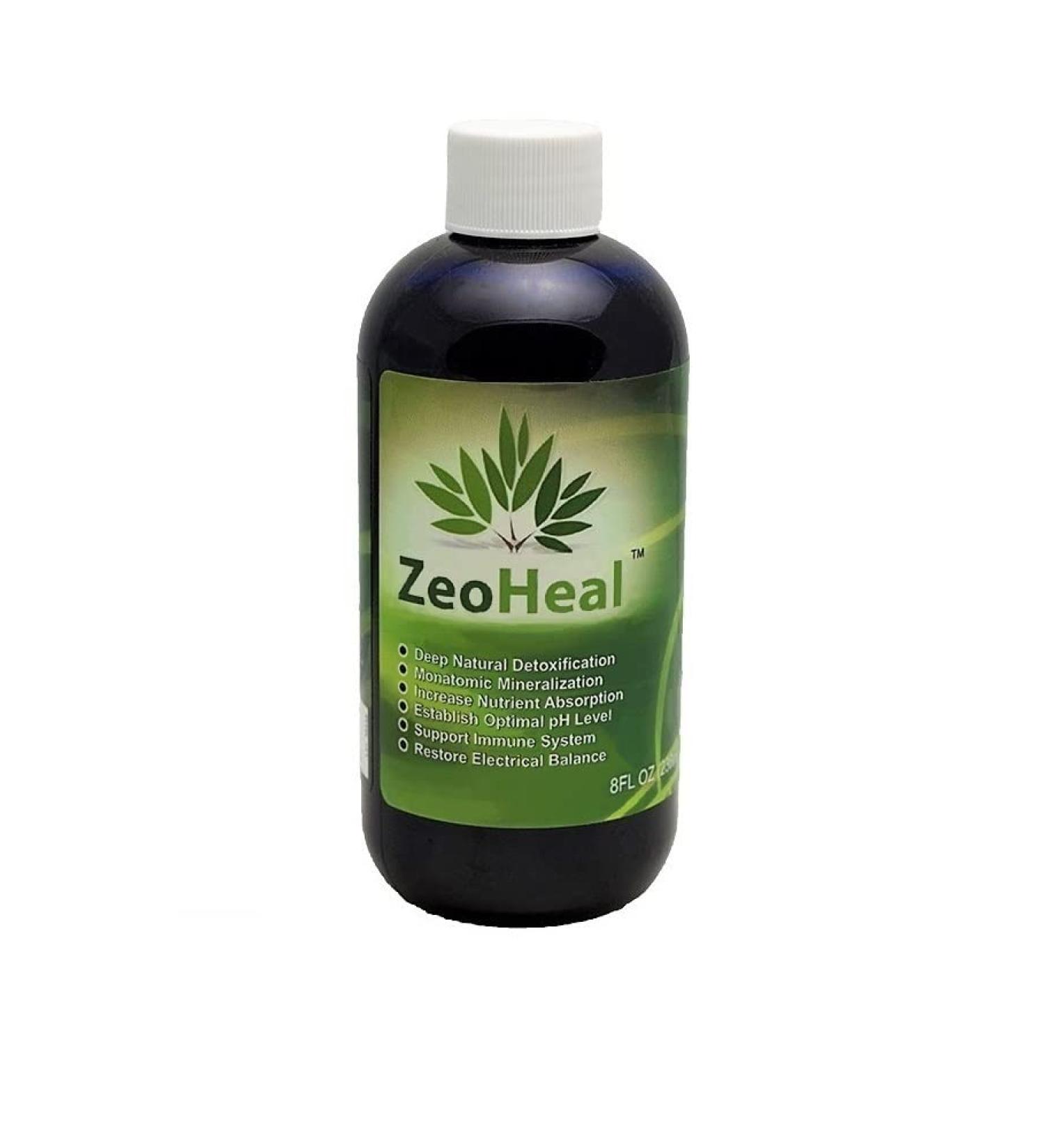 ZeoHeal Humic Fulvic Acid Mineral Supplement 8 fl oz - Boost Energy & Immunity - Buy Online on GoSupps.com