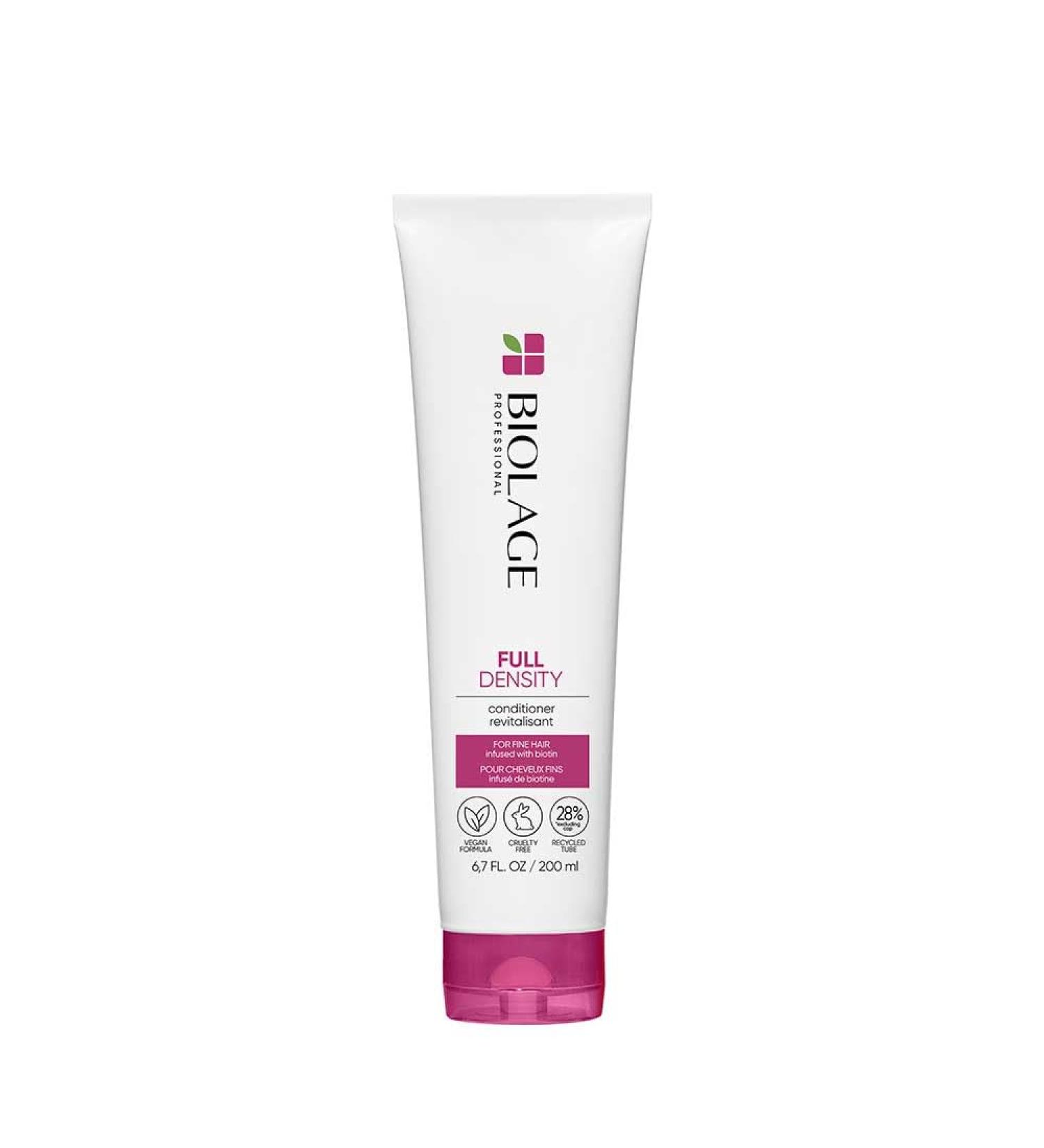 Biolage Nourishing Conditioner for Fine Hair - For More Volume and Shine - With Biotin, Zinc and Gluco-Omega - 1 x 200 ml