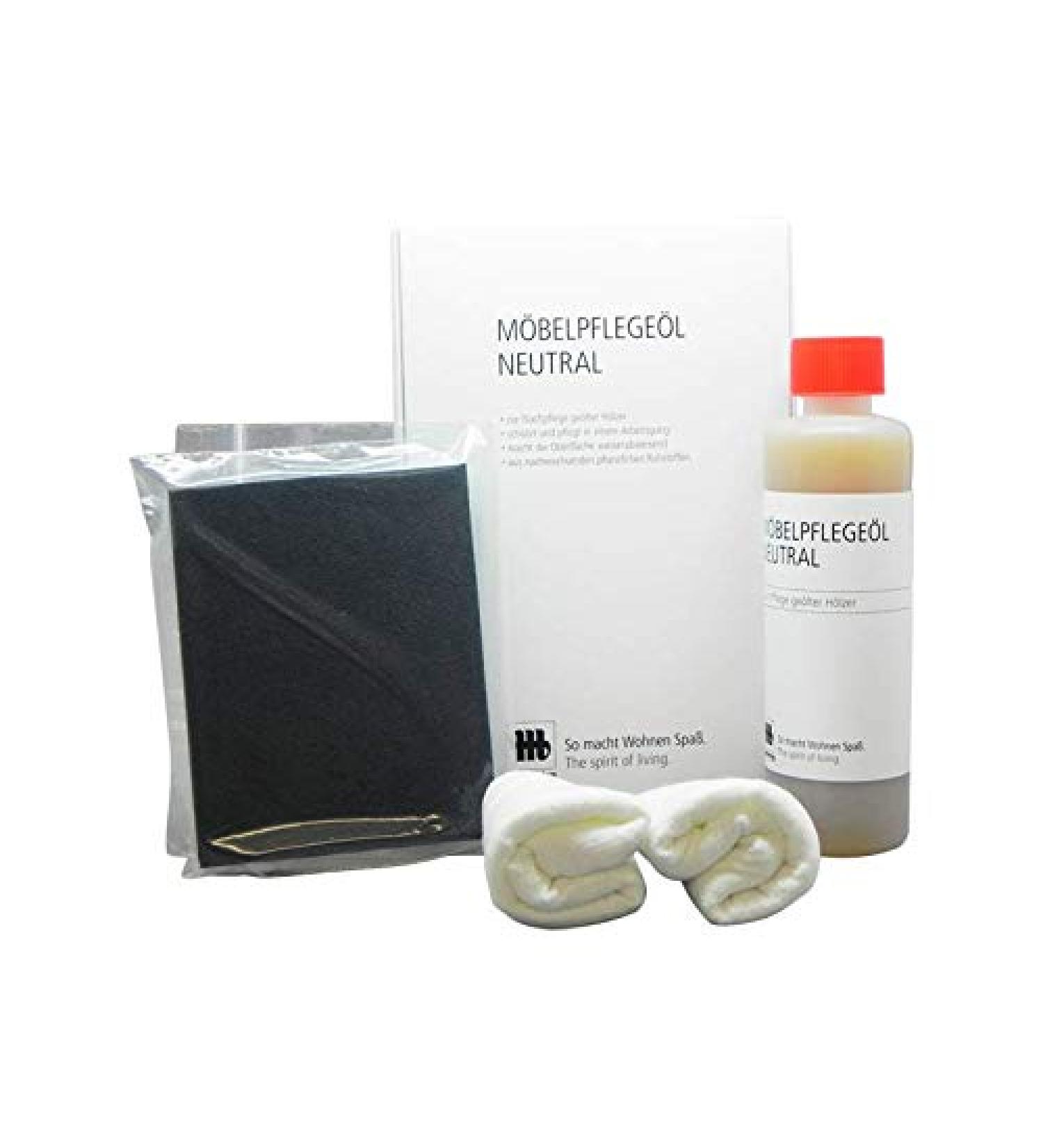 Musterring Furniture Care Oil NEUTRAL 250ml - Includes Cleaning Cloth | Premium Furniture Care for International Shipping - Buy Online on GoSupps.com