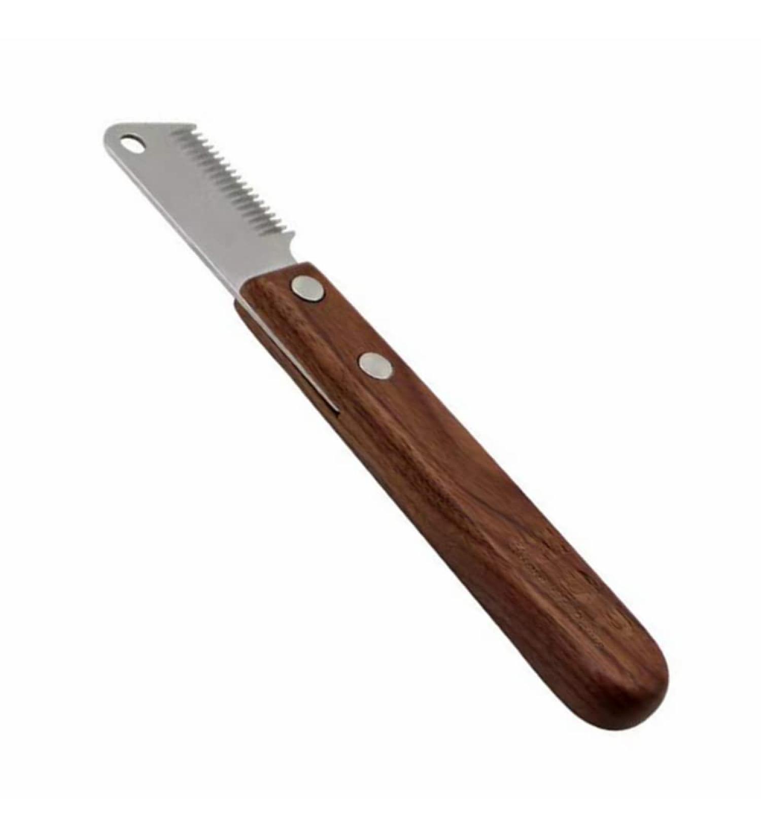 Wenfousemo 1Pcs Dog Stripping Knife Professional Dog Stripping Tool Pet Deshedding Tool Pet Grooming Tool Pet Stripping Tool for Pet - Buy Online on GoSupps.com