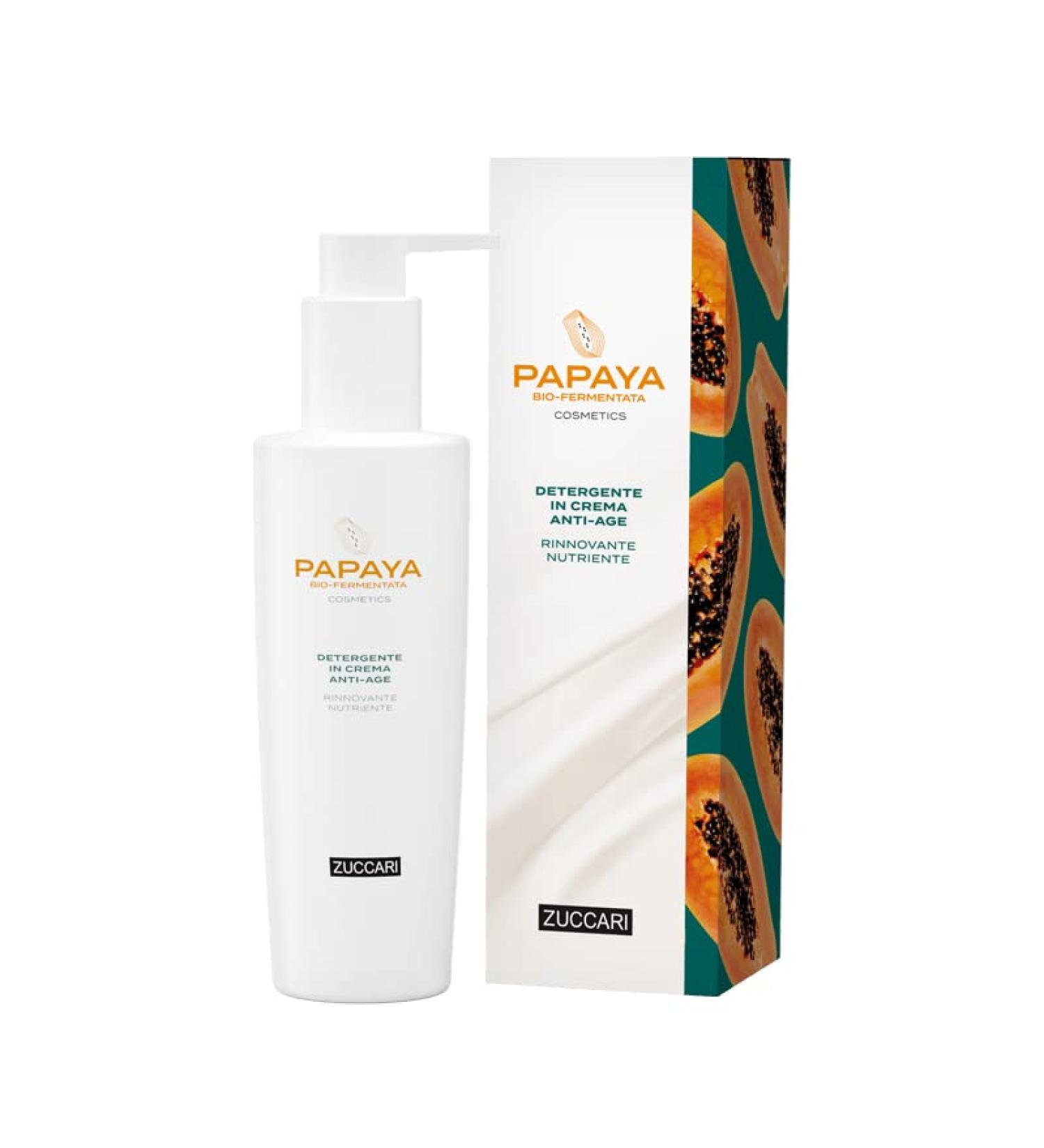 ZUCCARI Zuccari Papaya Cosmetics Anti-Aging Cream Cleanser Nourishing Renewal 200ml