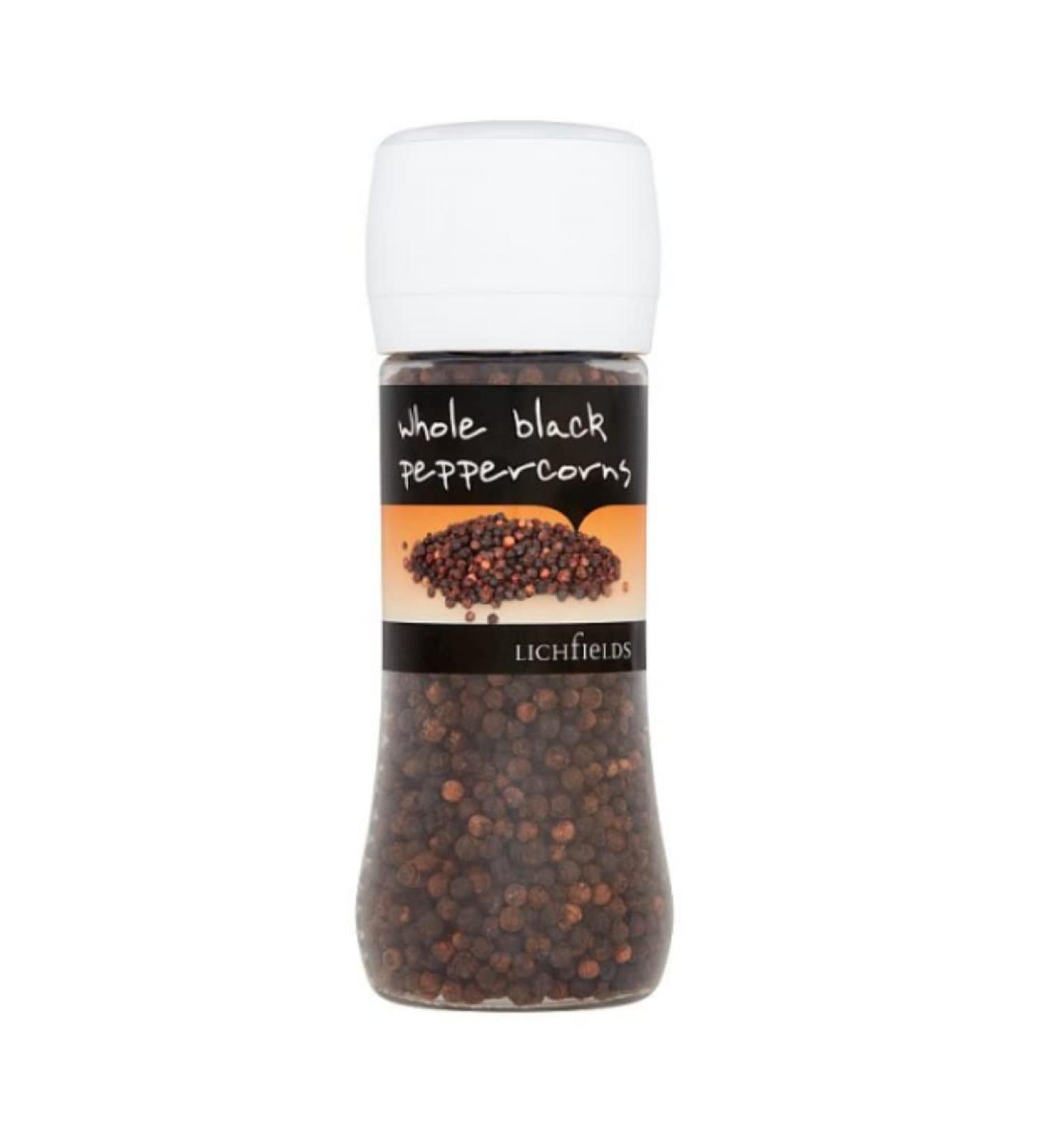Lichfields Whole Black Peppercorns 200g x 6