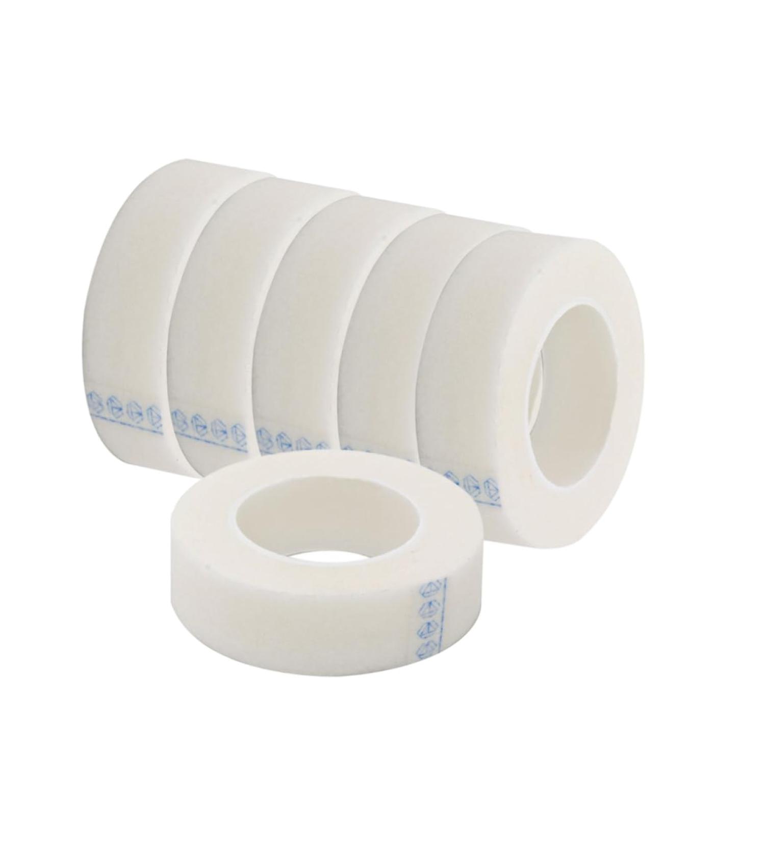 DOITOOL 6 Rolls Microfibre Tape for Lashes Makeup Stuff Fabric Tape Lash Extensions Clear Tape Medical Tape Eyelash Tape for Extensions Tape for Eye Strip Eye Primer Bagged Tape Roll White - Buy Online on GoSupps.com