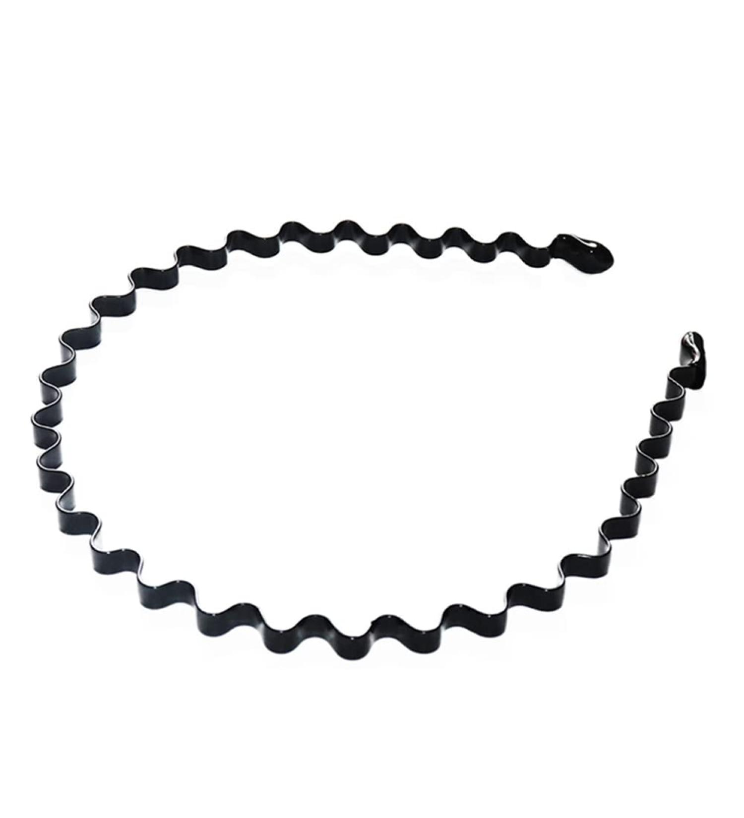 Men's Slicked Back Headband | Outdoor Sports Fashion Hair Band & Metal Buckle Clip for Long Hair & Braids - Buy Online on GoSupps.com