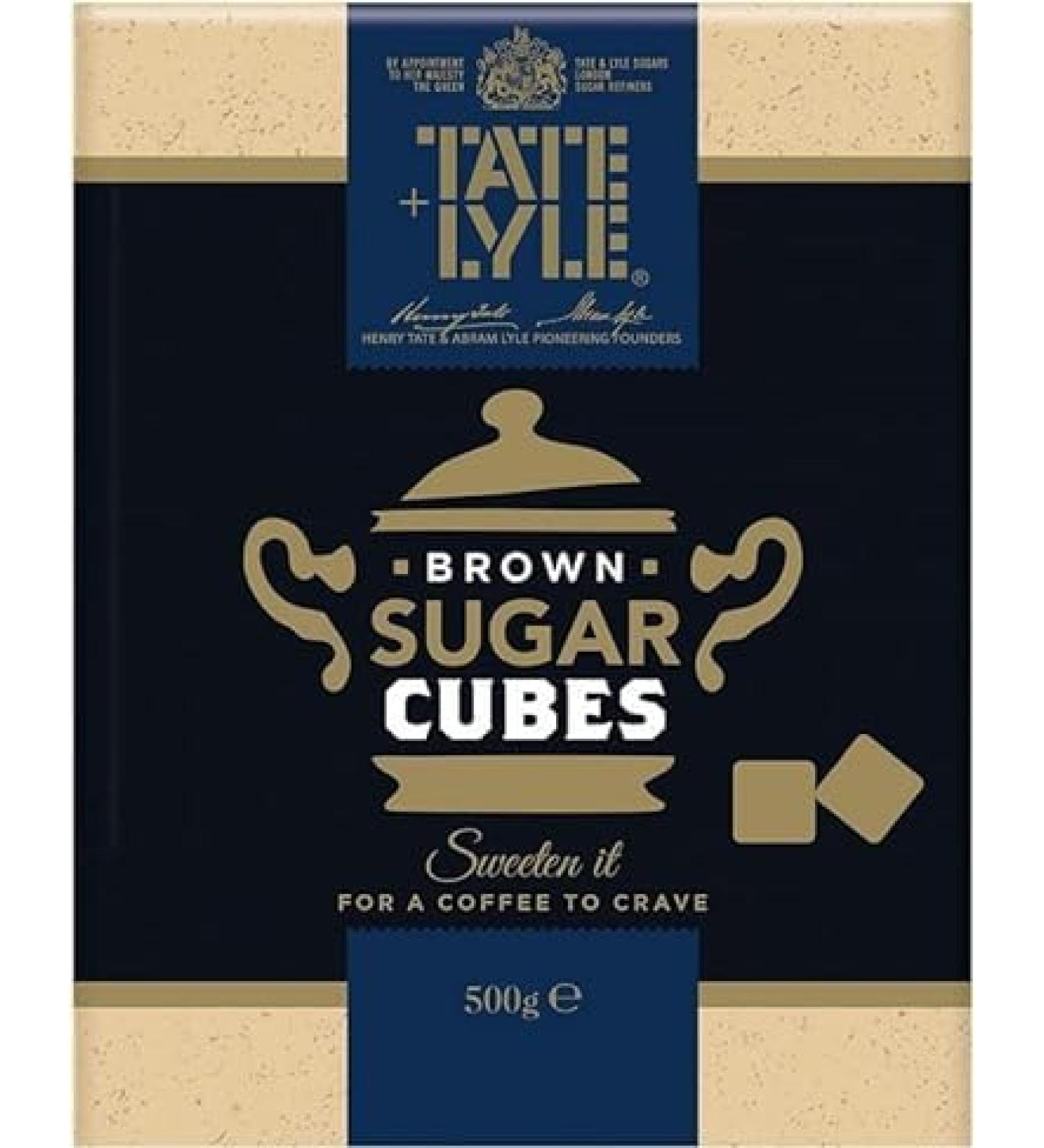 Tate & Lyle Fairtrade Demerara Cube Sugar (500g X 5) - Buy Online on GoSupps.com