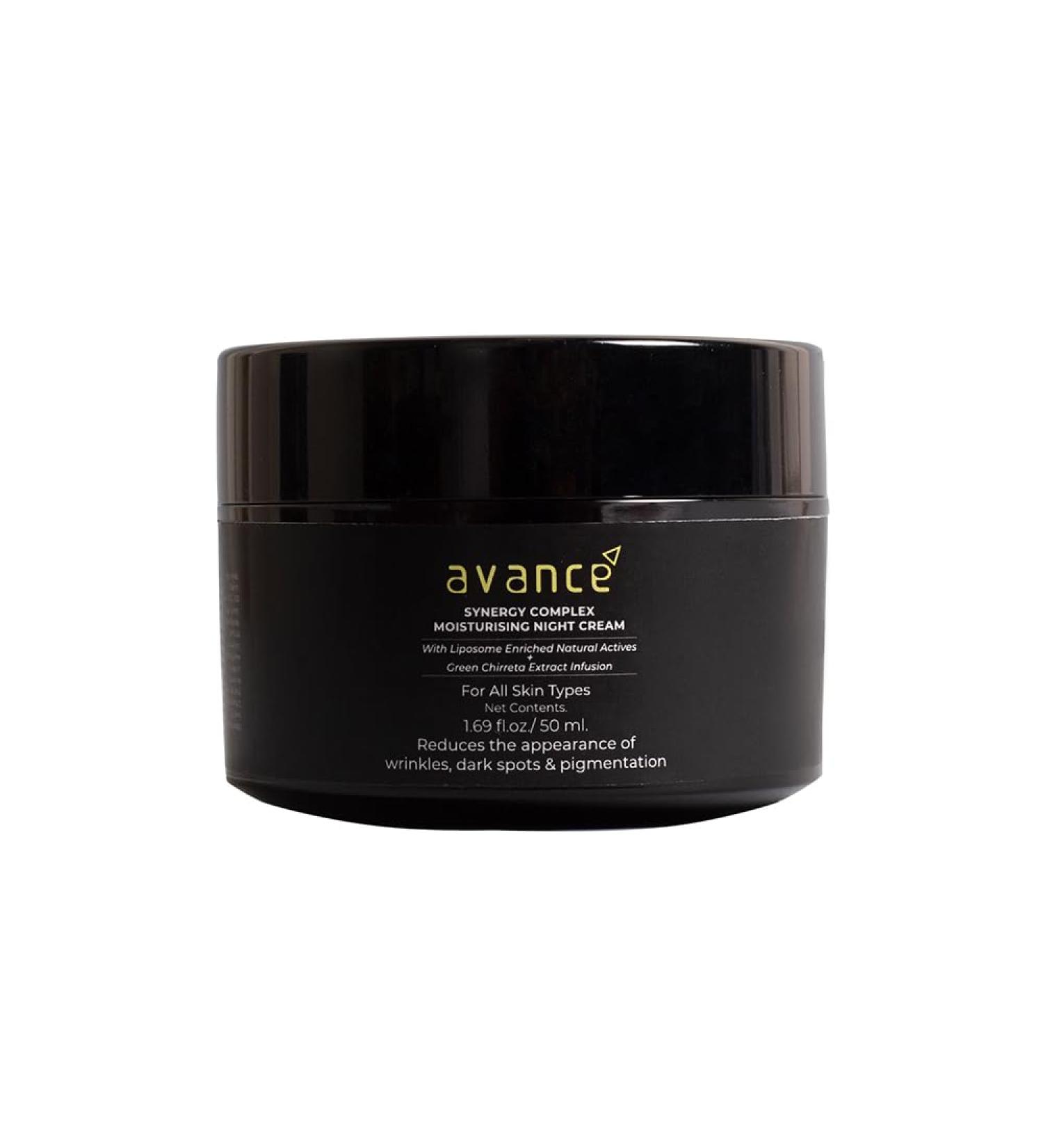 Buy Avance All Natural Age Defying Night Cream for Women - Skin Repair Dark Spot Removal & Glowing Skin | 50mL | Free International Shipping - Buy Online on GoSupps.com