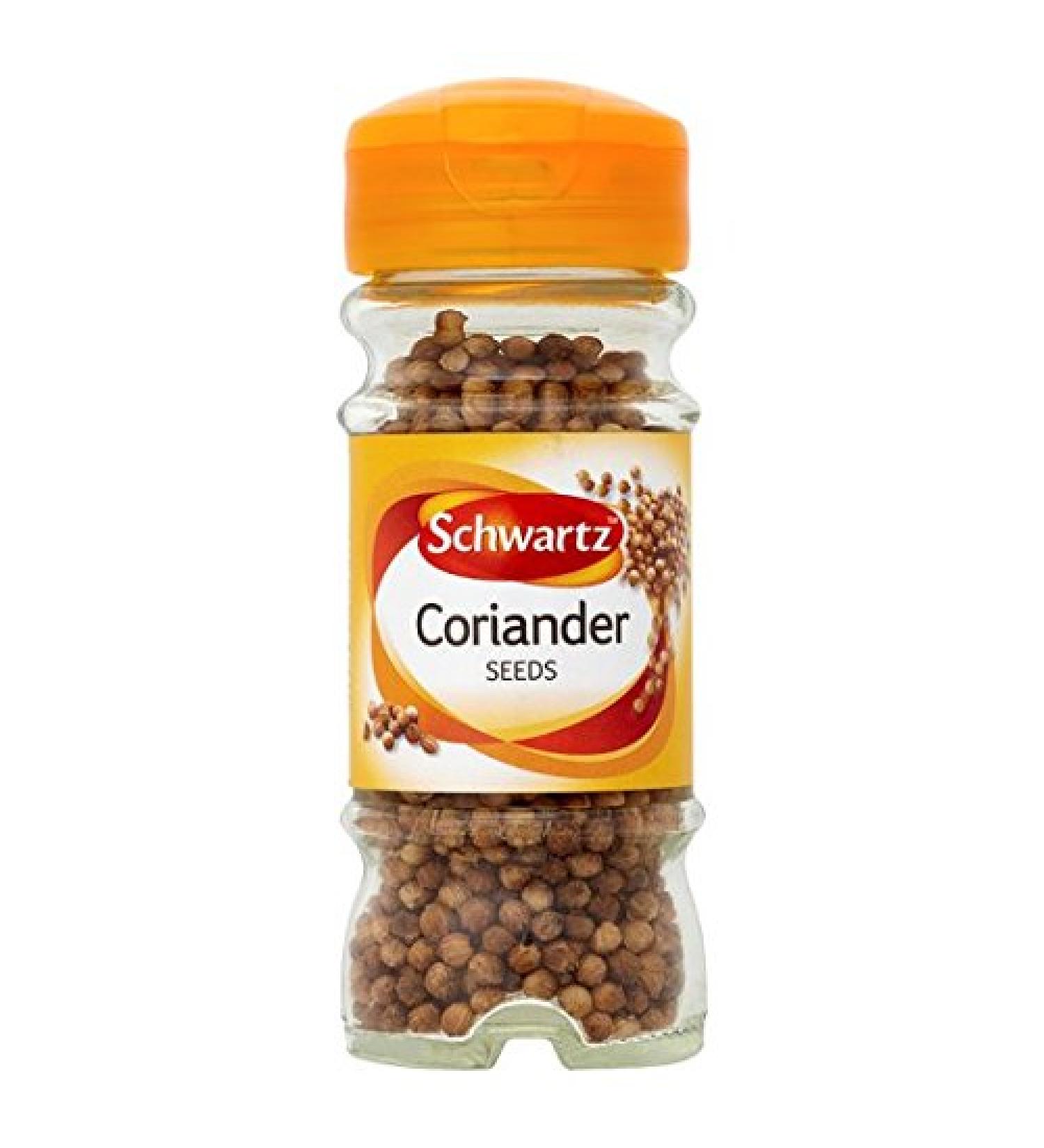 Schwartz Schwartz Coriander seeds in a jar of 20 g