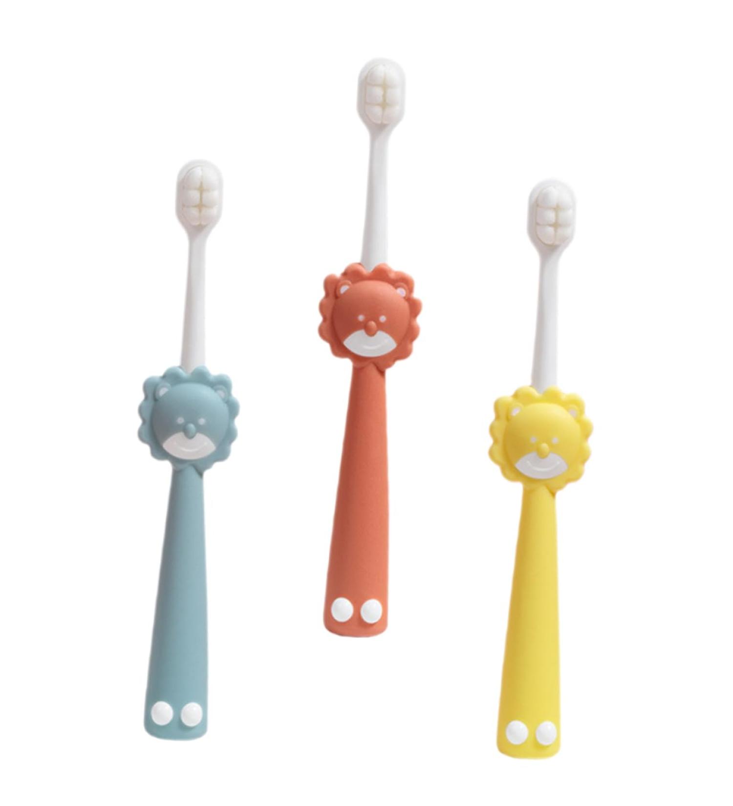Buy Soesfoufu 3ST Wanmao Children s Toothbrush - Soft Bristle Deep Clean Manual Toothbrush for Kids | Travel & Household Use - Buy Online on GoSupps.com