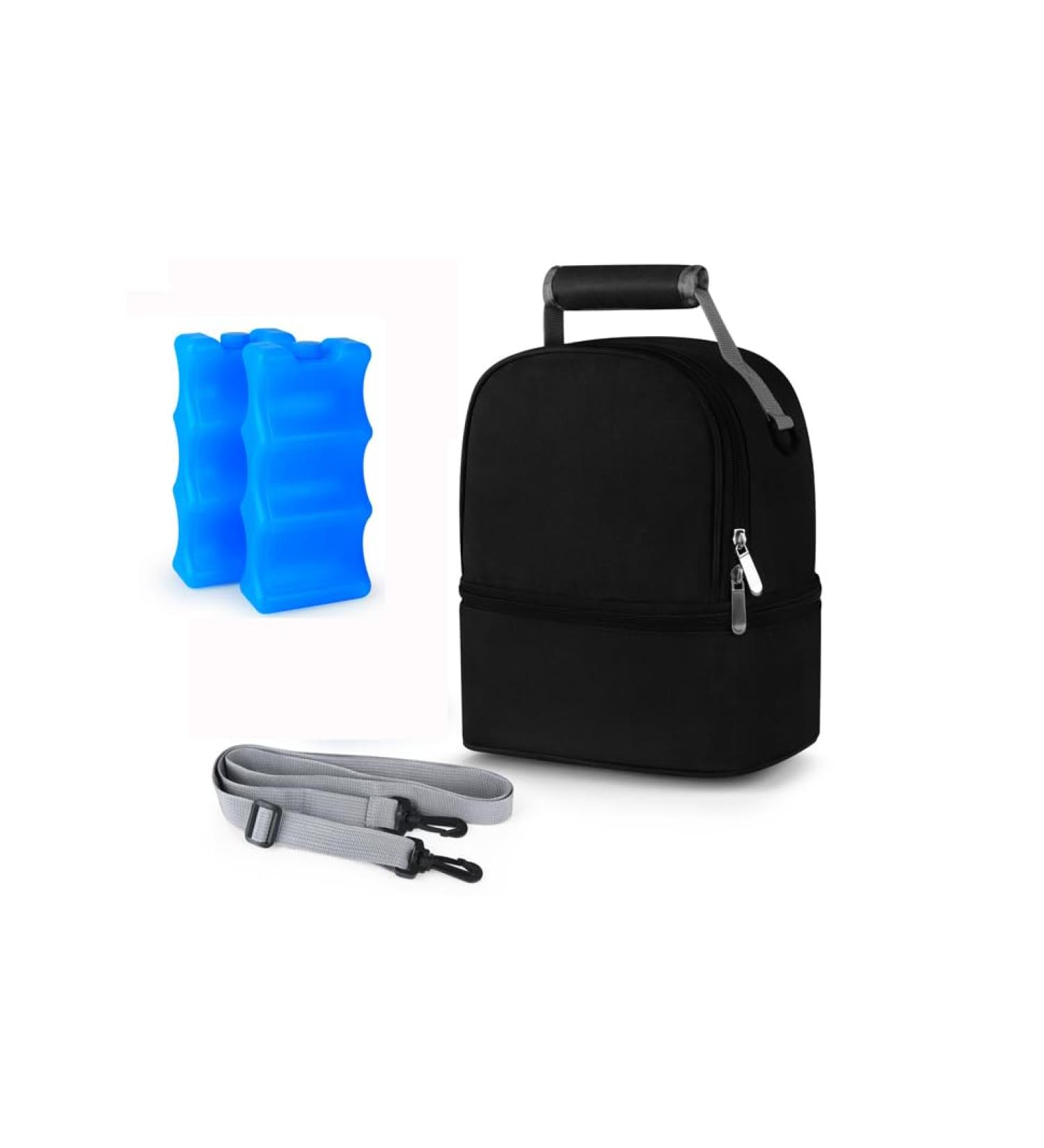 Buy AIFUSI Double-Like Breast Milk Cooling Bag - Waterproof Freshness Backpack for Baby Bottles (Black) - Ideal for International Shipping - Buy Online on GoSupps.com