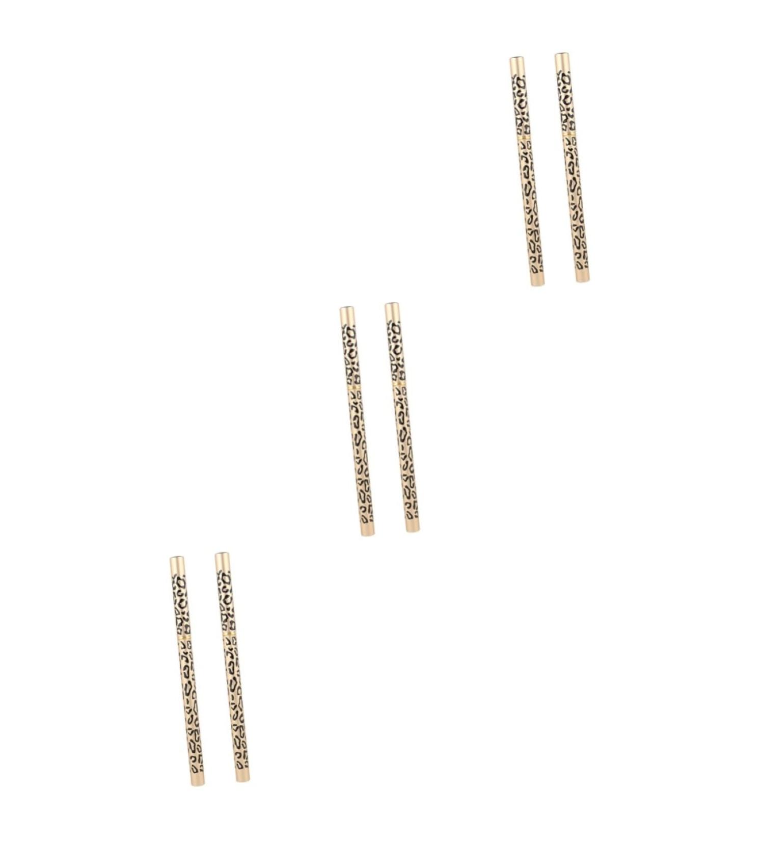 PLAFOPE 6 Pcs Double Head Eyebrow Pencil Eyebrow Pencil Black Waterproof Eyebrow Pen Uk Brows Brown Wooden - Buy Online on GoSupps.com