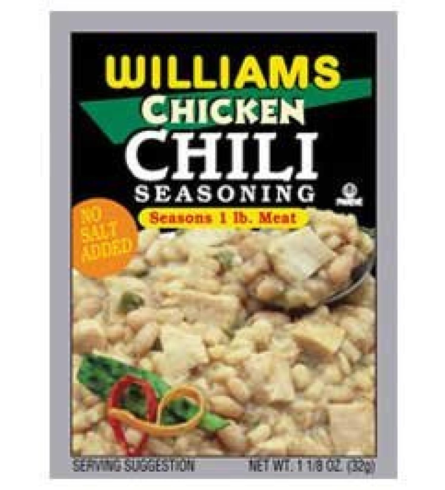 WILLIAMS SSNNG CHILI WHITE 1.125 OZ (Pack of 24)