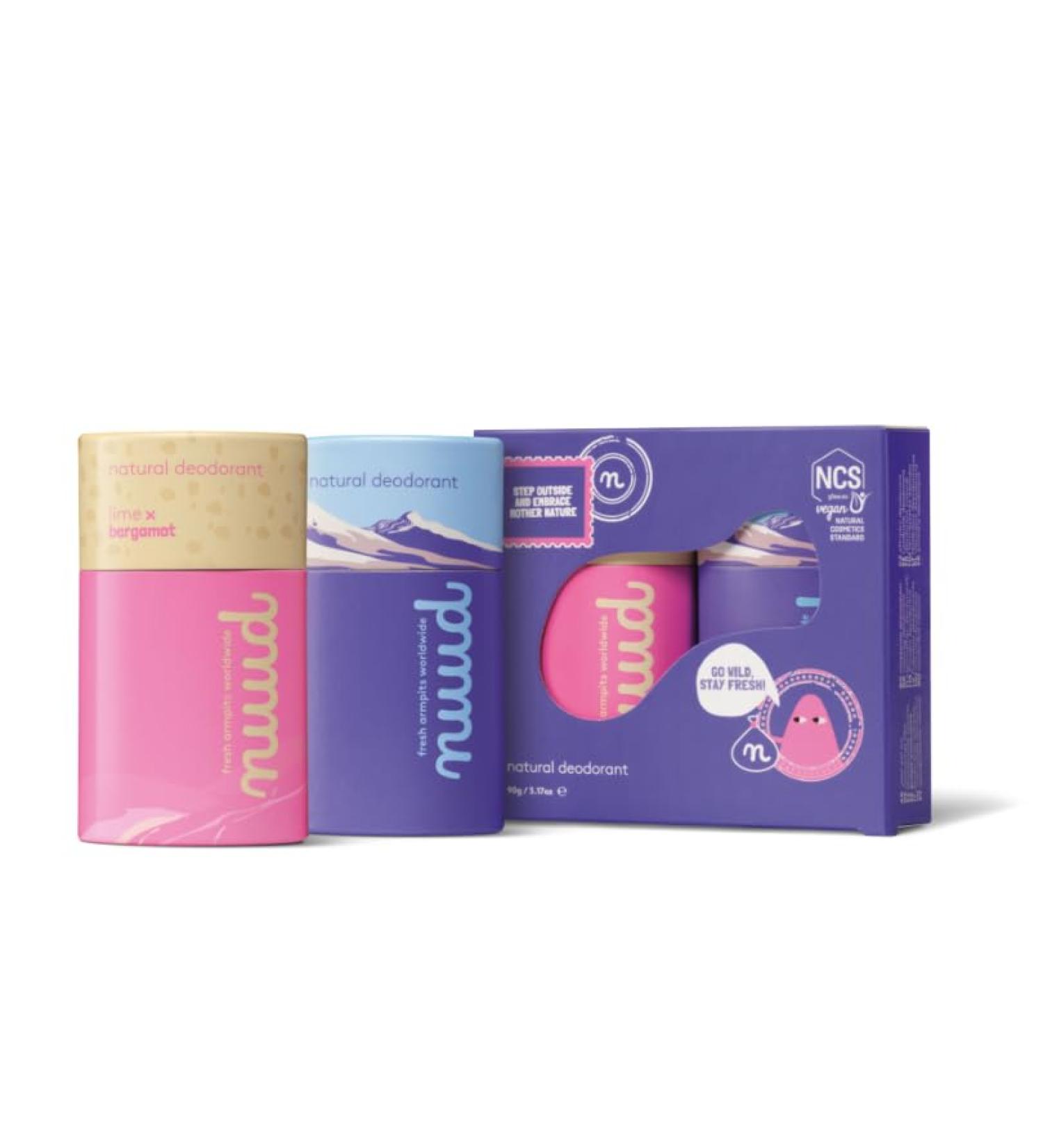 NUUD Adventure Pack - D odorant cr me naturelle v g talienne stick contre la transpiration - Sans aluminium alcool et produits chimiques - Jusqu' 40 semaines - 80 ml 80 ml (Lot de 1) - Buy Online on GoSupps.com