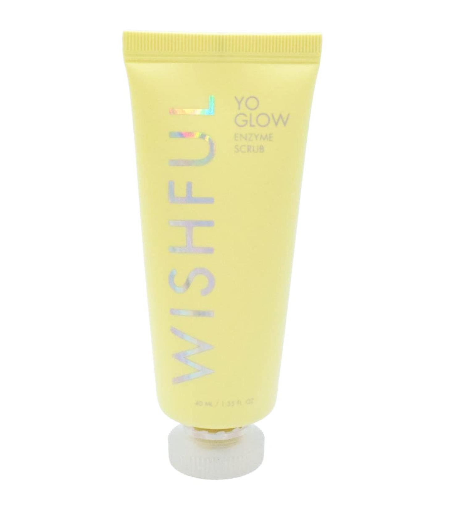 Wishful by Huda Beauty Yo Glow Enzyme Scrub 40ml/1.35oz - Exfoliating Facial Scrub - Buy Online on GoSupps.com