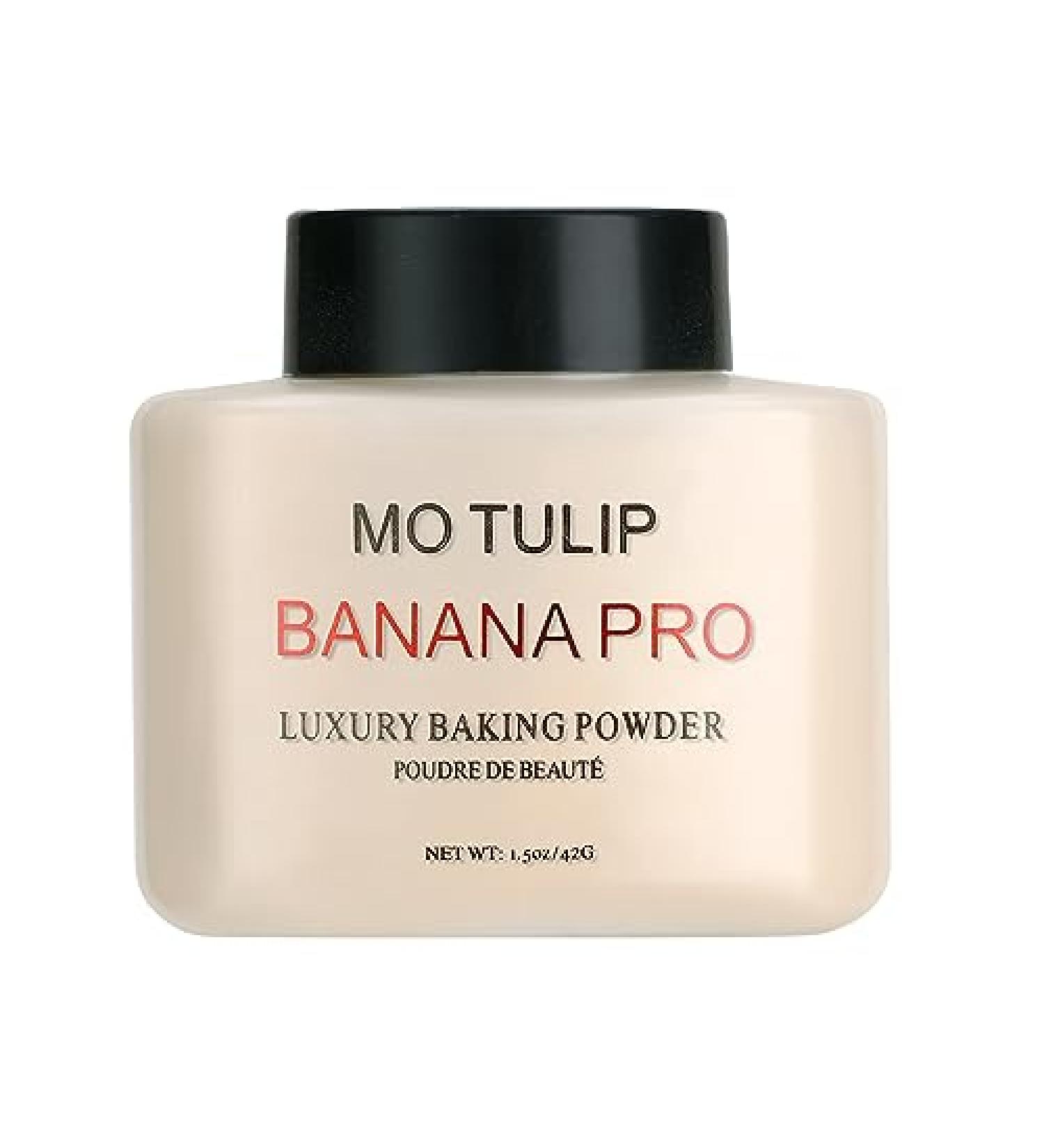 Banana Pro Loose Baking Powder Long Lasting Make Up Setting Powder for Medium Skin Tones (1.5 oz) - Perfect for Flawless Finish - Buy Online on GoSupps.com