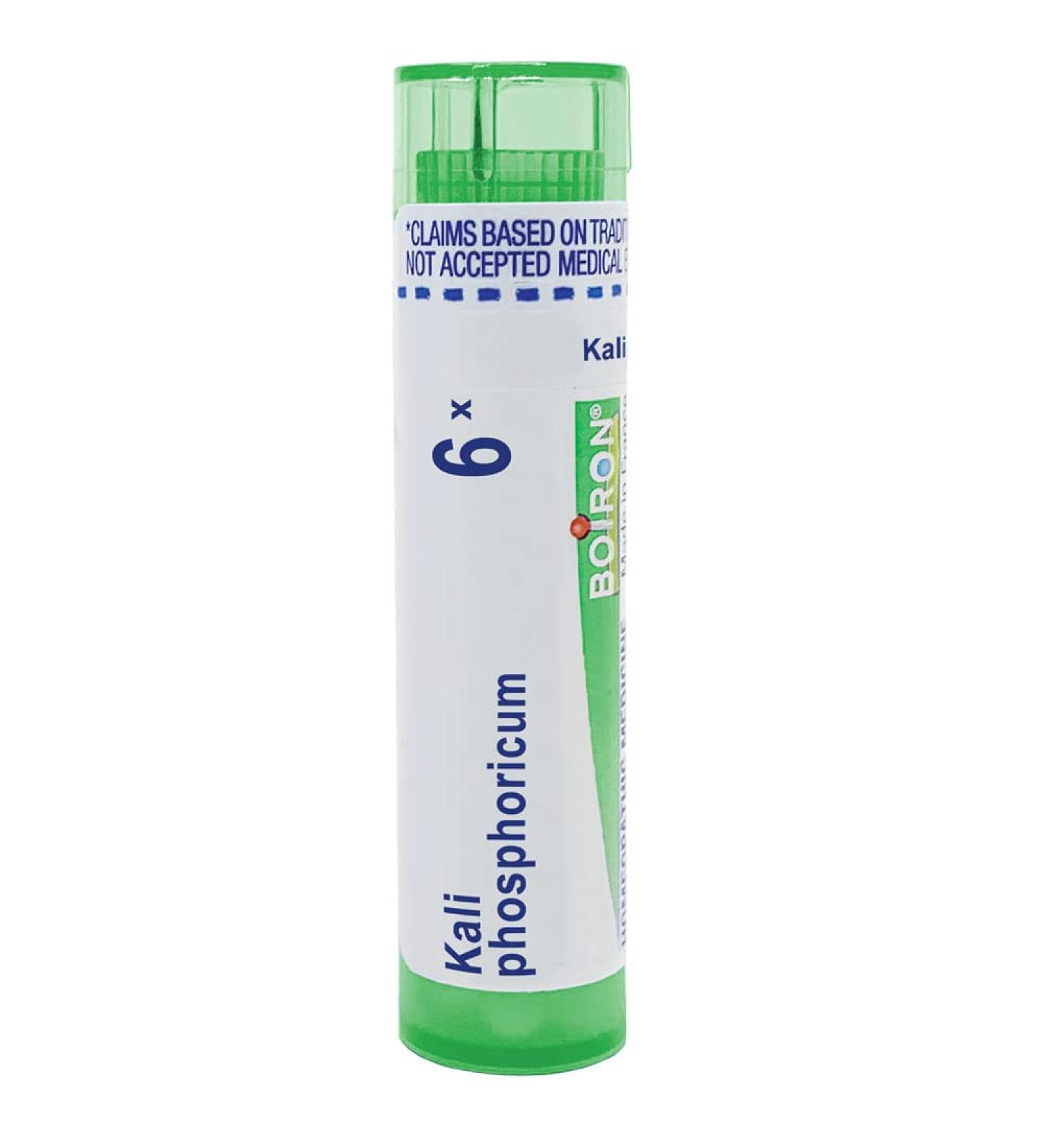 Boiron Kali Phosphoricum 6X - 80 Pellets for Tension Headaches & Intellectual Fatigue | Fast International Shipping - Buy Online on GoSupps.com