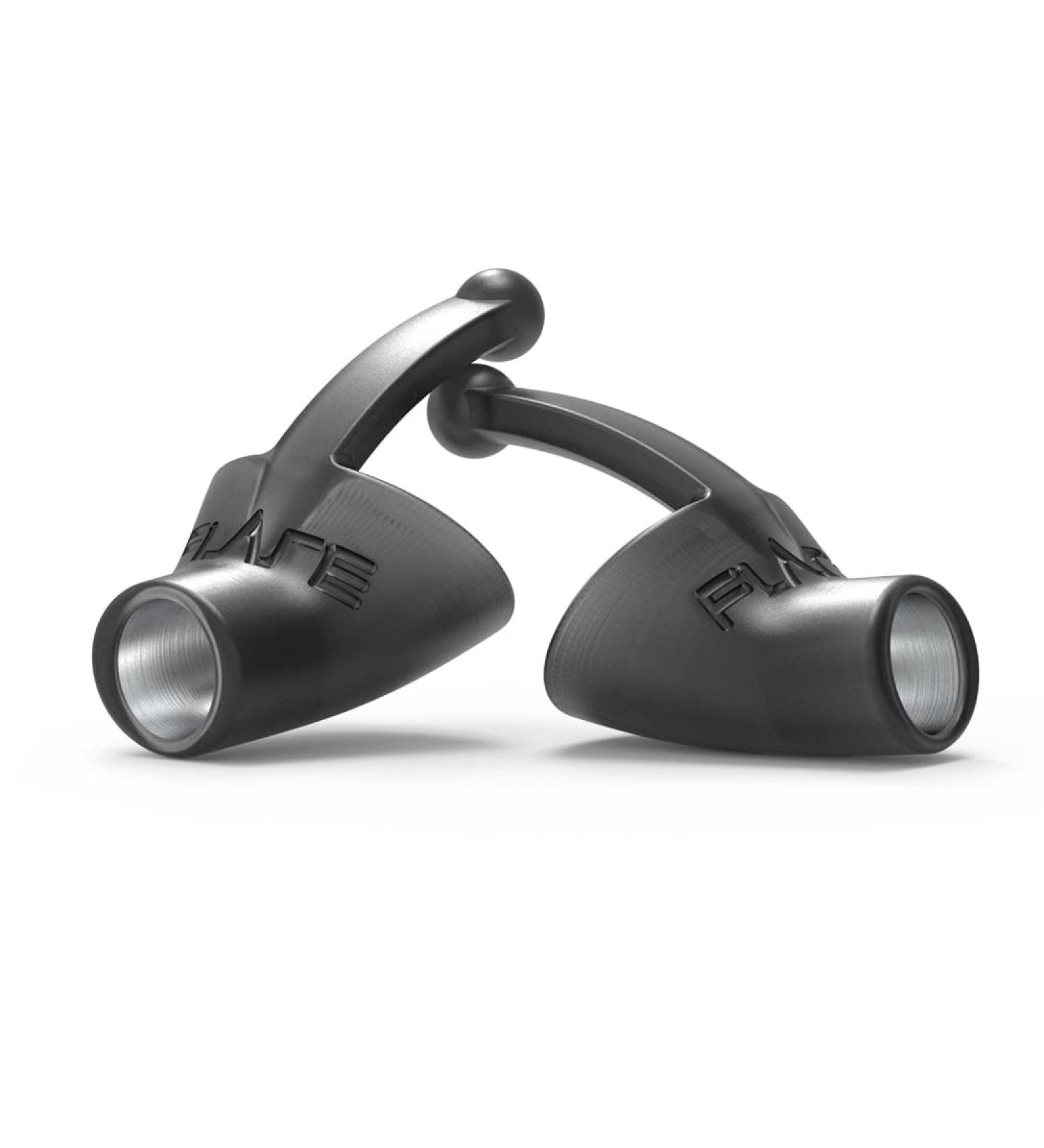 Flare Calmer Pro Mini: Ear Plugs Alternative for Noise Reduction - Soft Reusable Silicone with Aluminum Core - Premium Black Ice - Buy Online on GoSupps.com