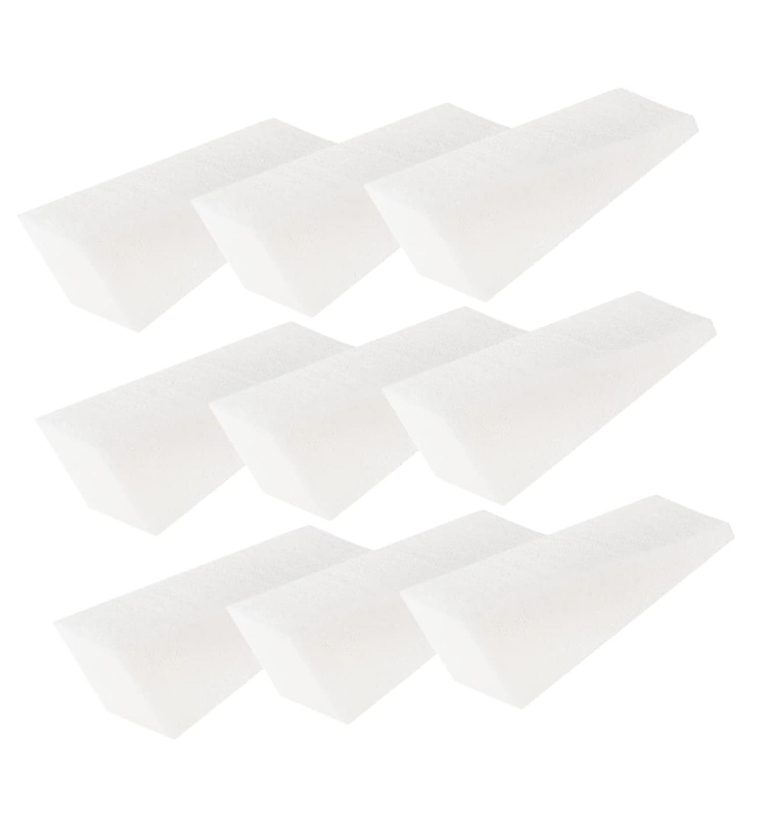FRCOLOR 30 Pieces Triangular Sponge Tool Beauty Sponge Makeup Sponge Wedges Applicator Eyeshadow Sponge Nail Art Stamping Stamper for Colouring Nails Scraper White - Buy Online on GoSupps.com