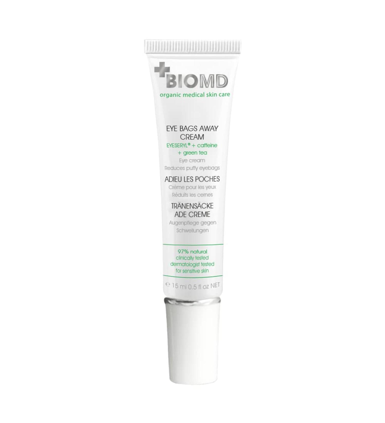 BioMD Eye Bags Away Cream - Reduces Puffiness & Dark Circles 15 ml | Fast International Shipping - Buy Online on GoSupps.com