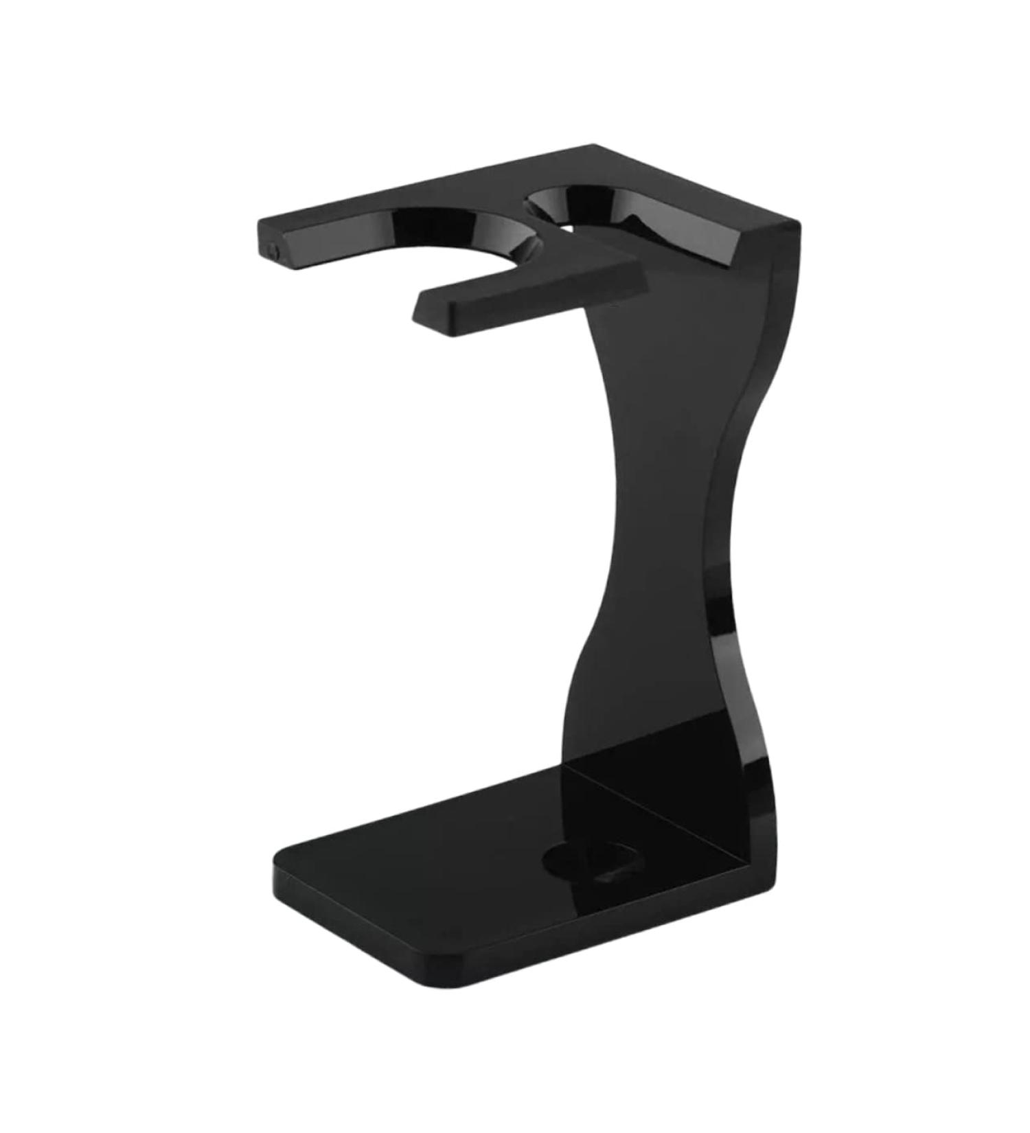 minkissy Shaving Stands Beard Brush Holder Acrylic Safety Razor Stand for Desk Home Bathroom Travel Black - Buy Online on GoSupps.com