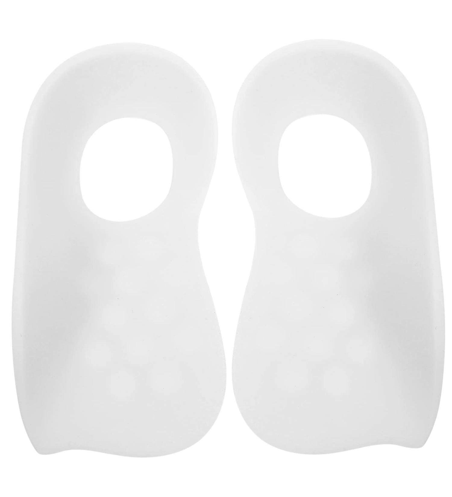 FOMIYES Arch Support Insoles - Cushion Foot Care Pads for Pain Relief & Comfort | 1 Pair White 14x6.5cm - Ideal for Flat Feet & Foot Health - Buy Online on GoSupps.com