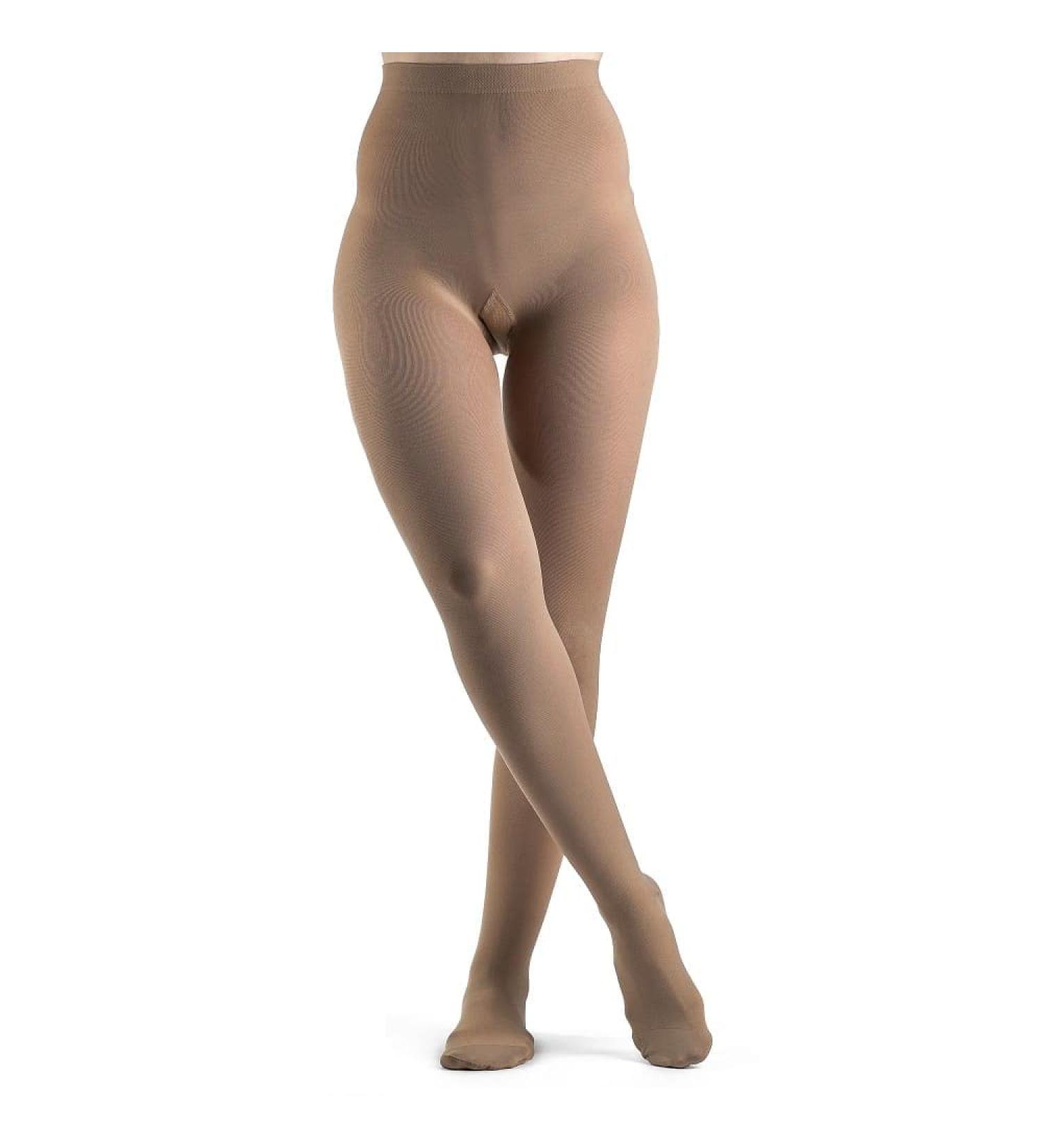 SIGVARIS Women's Soft Opaque 840 Closed Toe Pantyhose 20-30mmHg - Medium Long - Chai | International Shipping Available - Buy Online on GoSupps.com