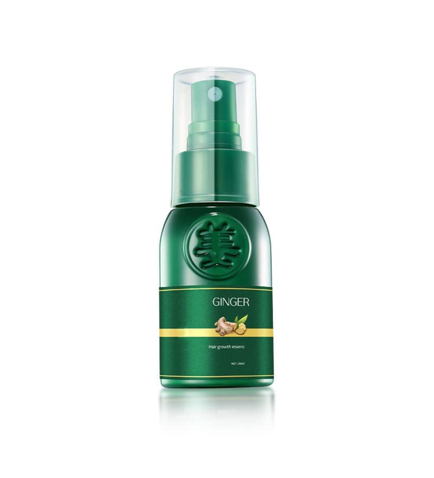 JAWSEU S rum De Croissance Cheveux Huile Germinale Gingembre Huile de Croissance des Cheveux Spray pour La Croissance des Cheveux Favorise La Pousse des Plus pais Anti Chute 30ml - Buy Online on GoSupps.com