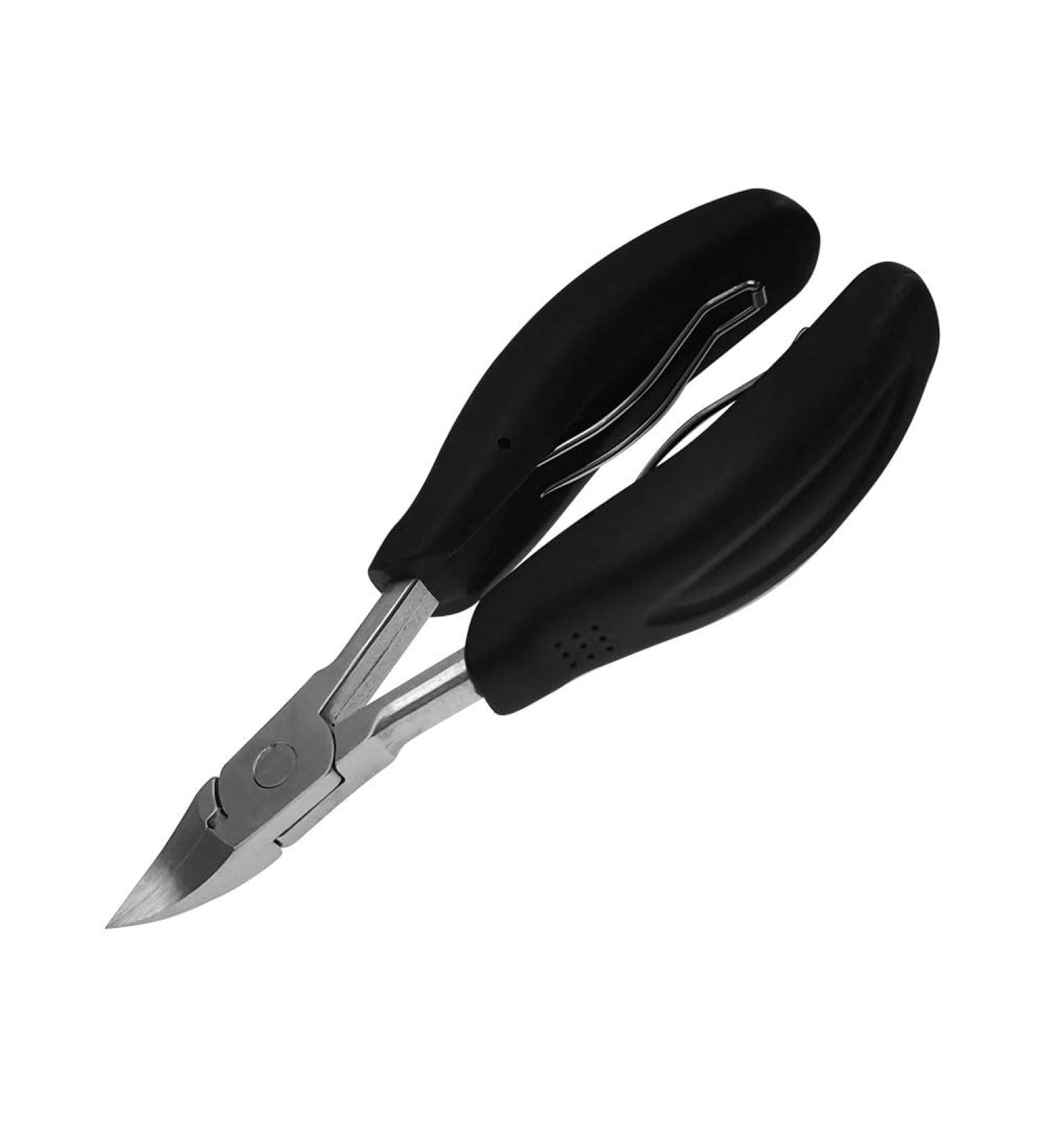 HZXINYI Hawkbill Nail Clippers Precision Manicure for Thick Toenails Ingrown Toenails Professional Manicure & Beauty Tools Often Used by Podiatrists Stainless Steel Black Handle Silver Tip 13cm*7cm(Silver Tip) Silver Tip - Buy Online on GoSupps.com