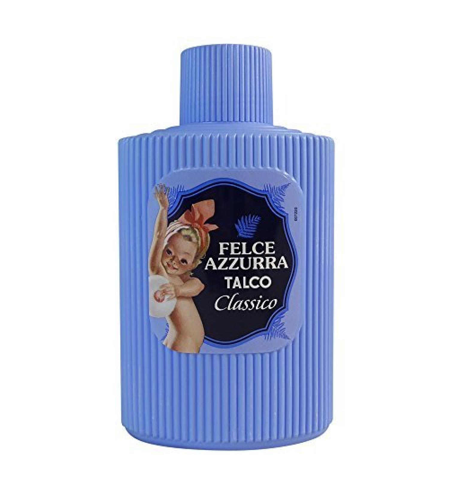 Felce Azzurra Body Powder / Talc Plastic Bottle Shaker 200gr. 7oz