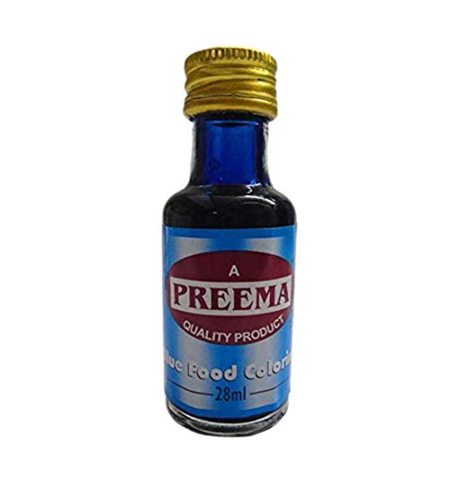 Preema Blue Liquid Food Colouring 28ml